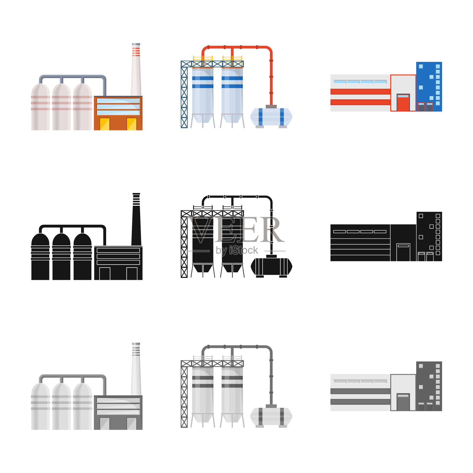 设计制作和结构图标图标素材