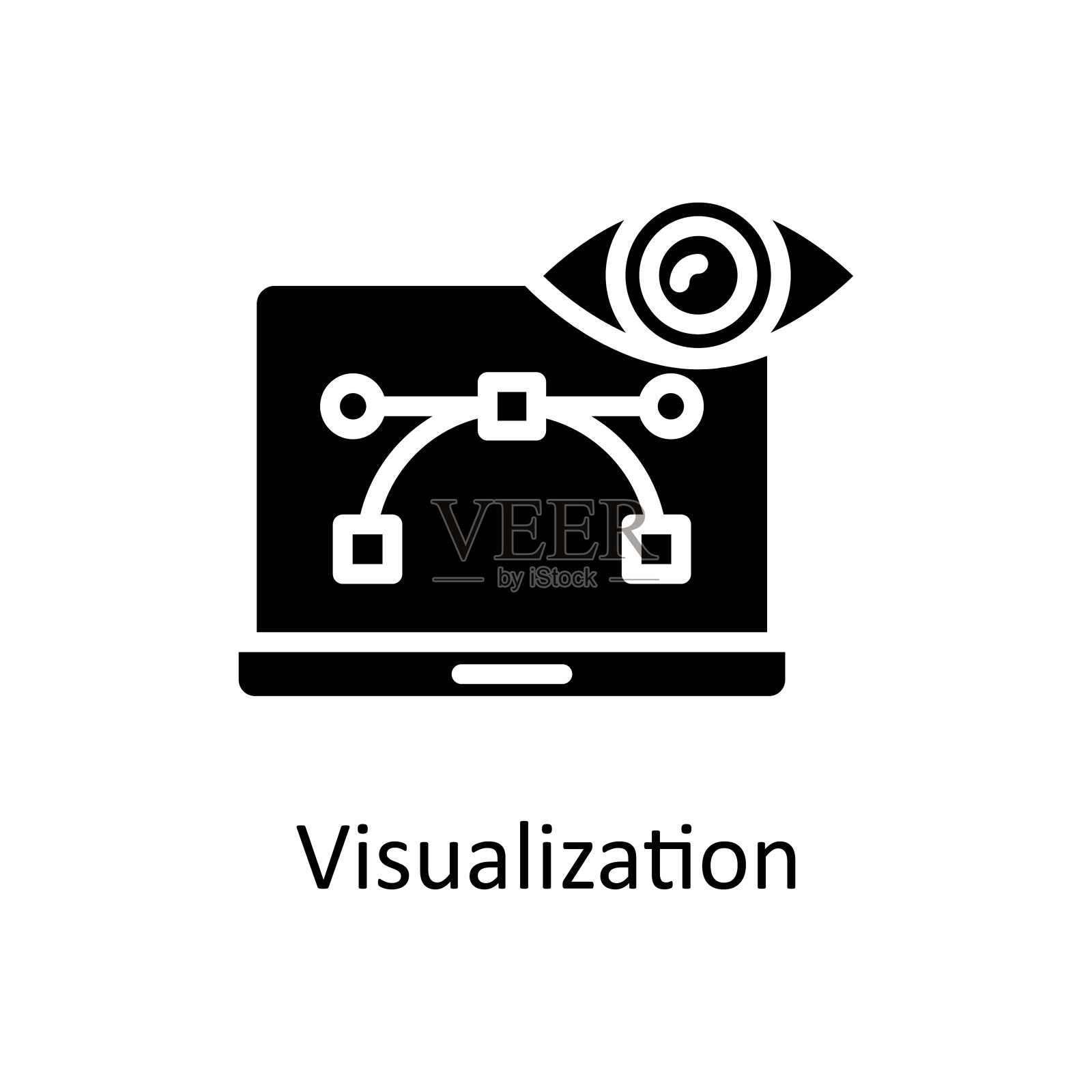 可视化矢量立体图标设计插图。创造性过程符号在白色背景EPS 10文件插画图片素材