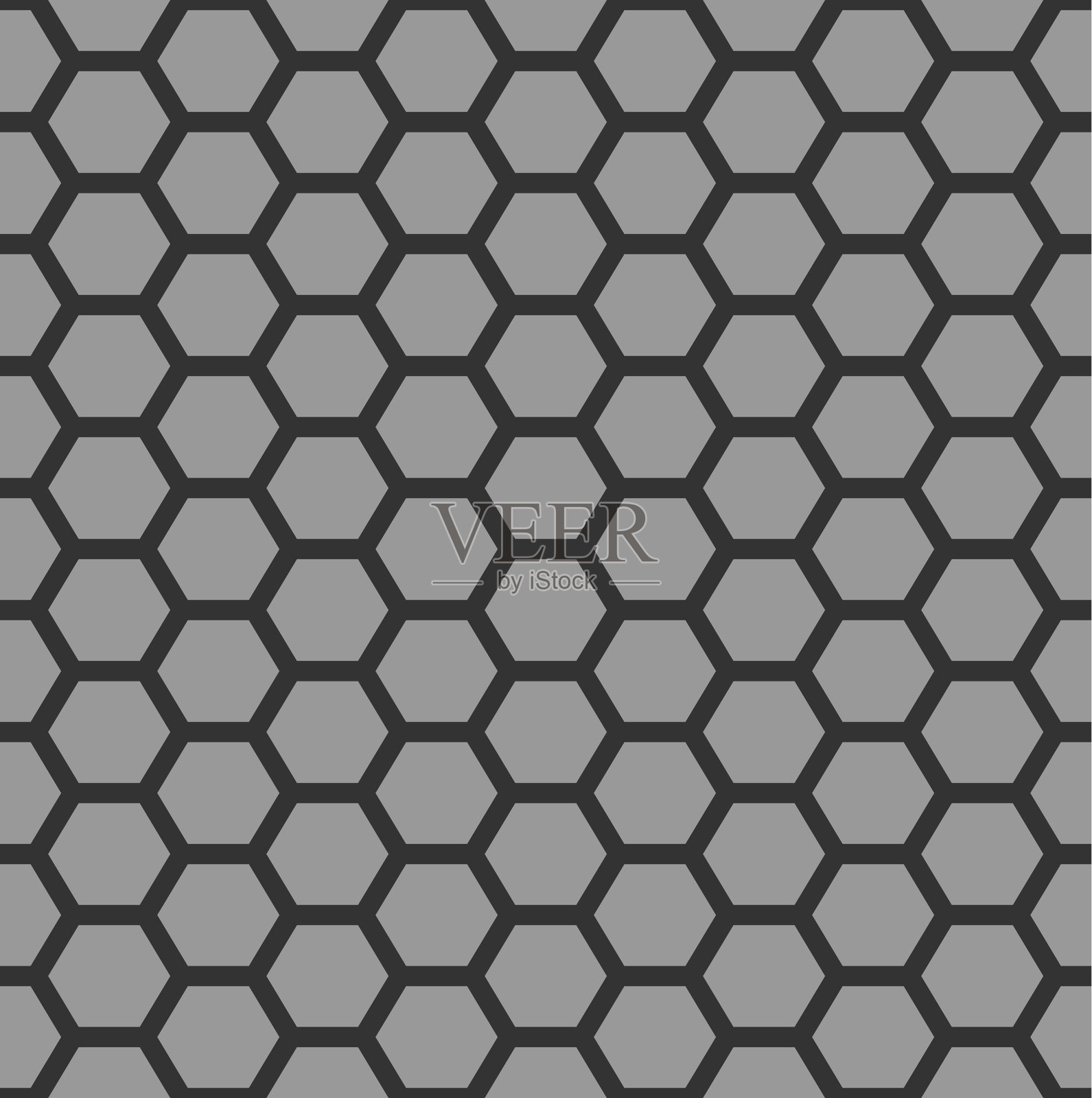 无缝图案六边形蜂窝状纹理插画图片素材