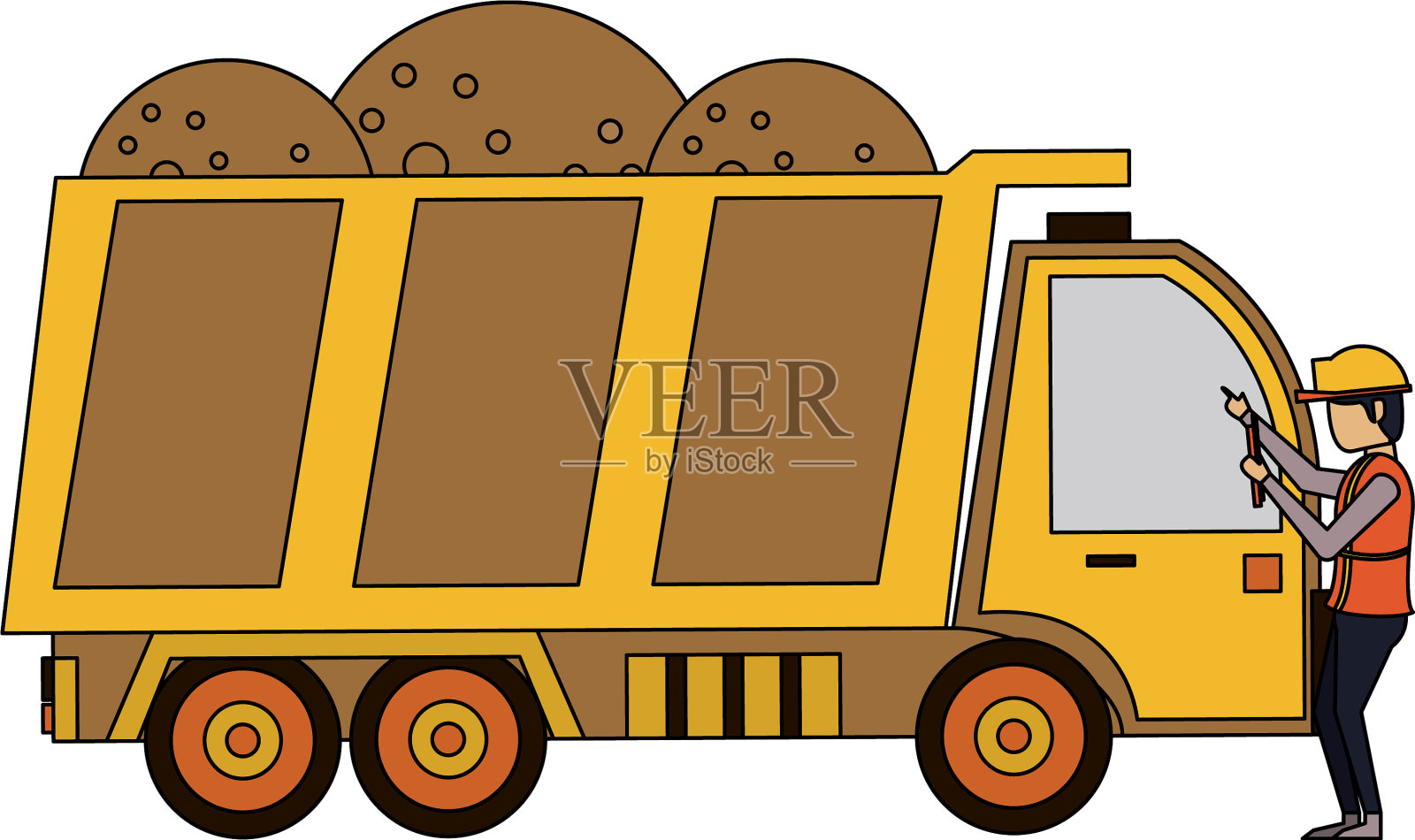 建筑建筑工程工作插画图片素材