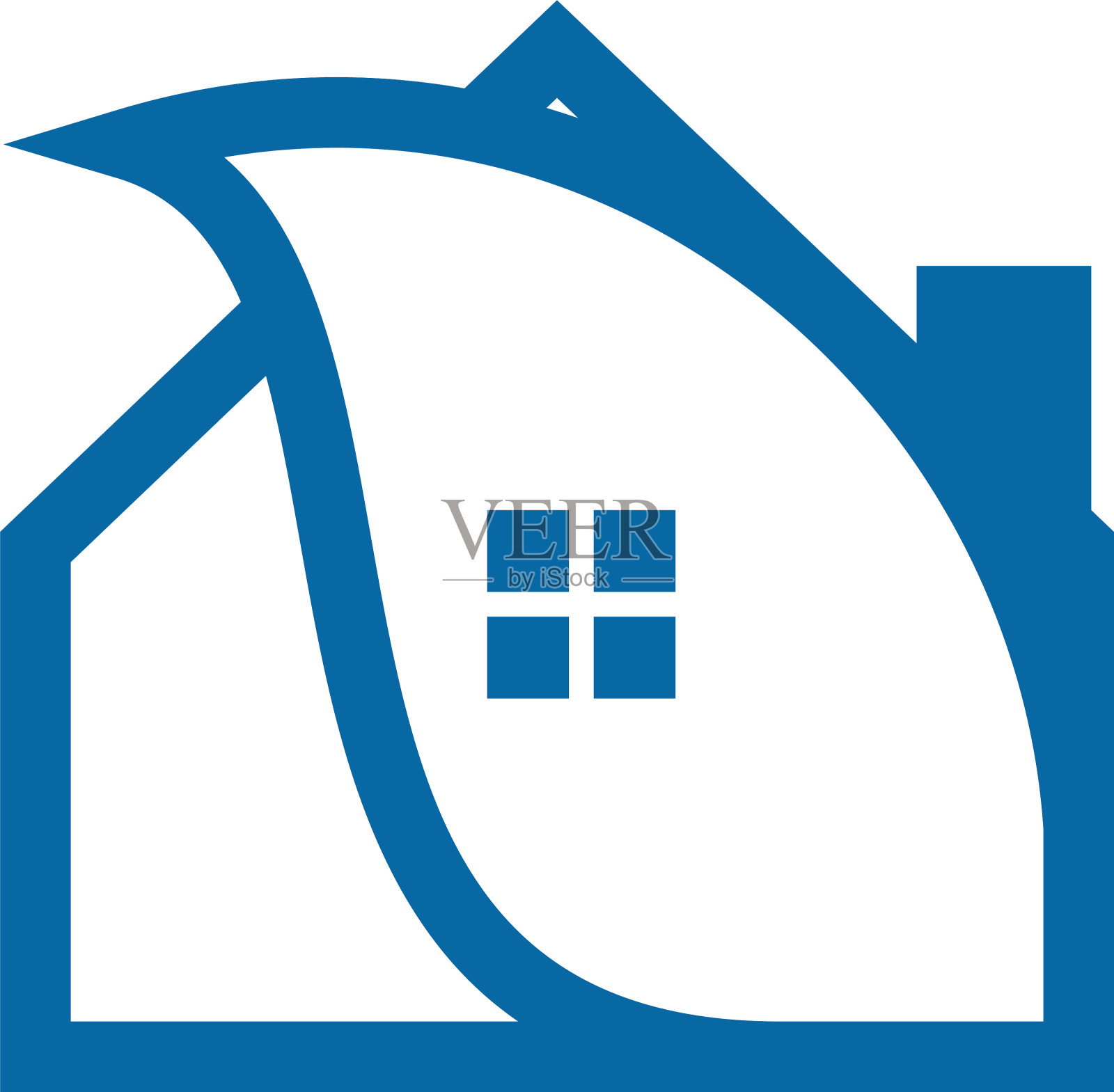 Leaf build logo模板设计元素图片