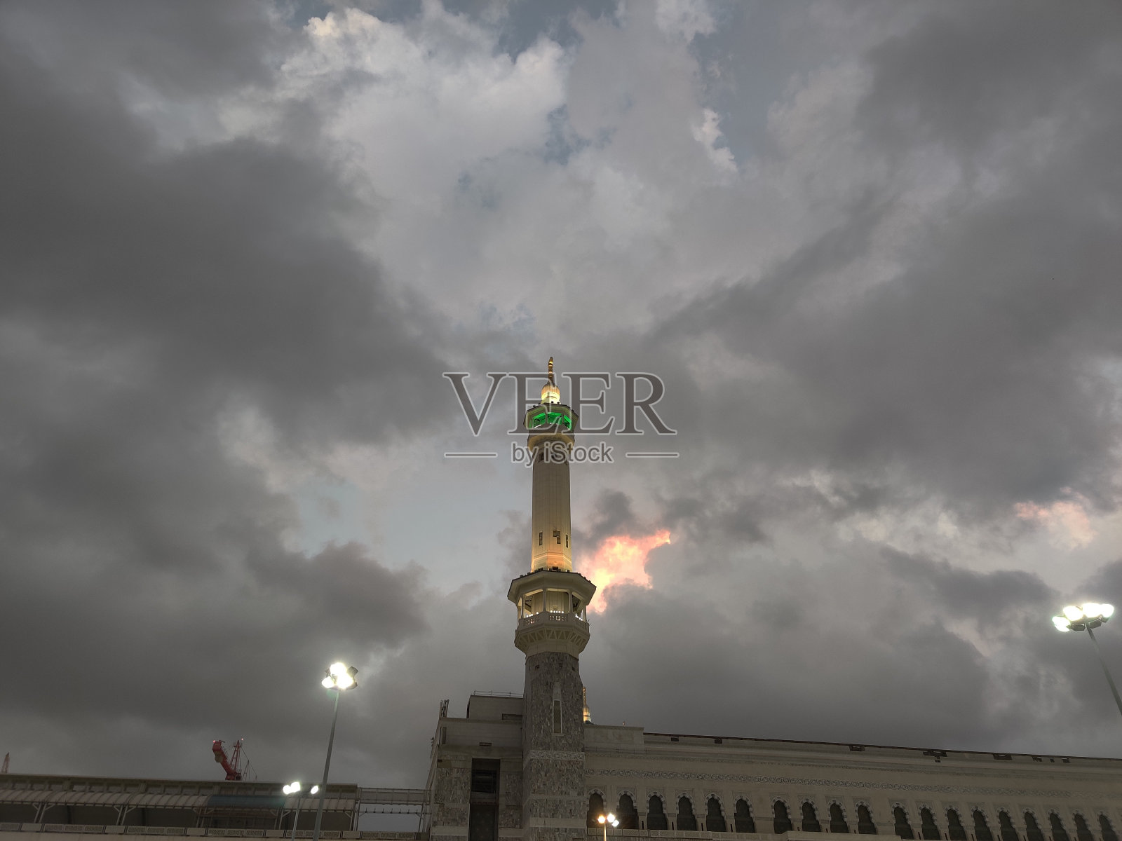 麦加大清真寺照片摄影图片