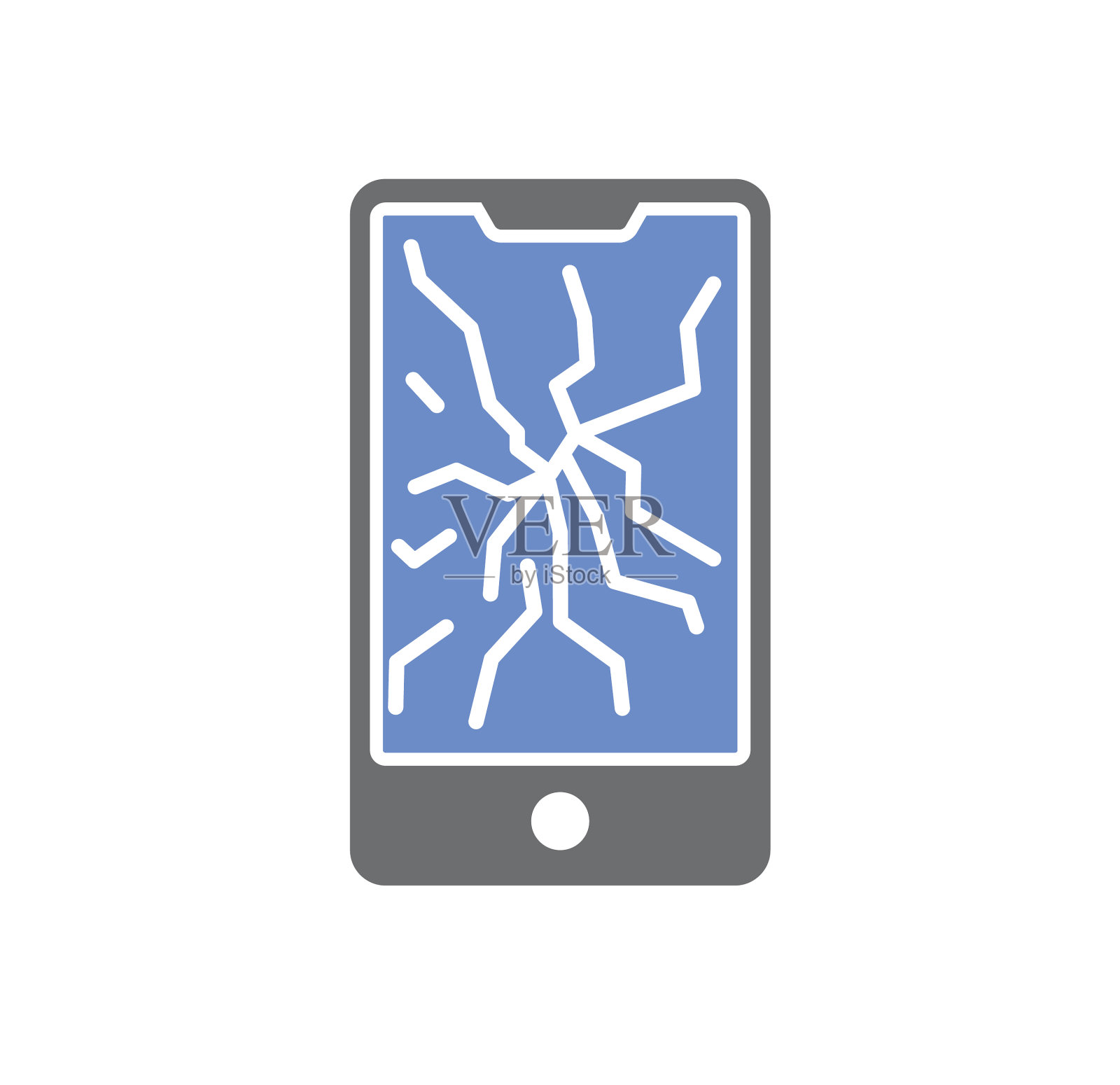 智能手机服务相关图标的背景设计元素图片