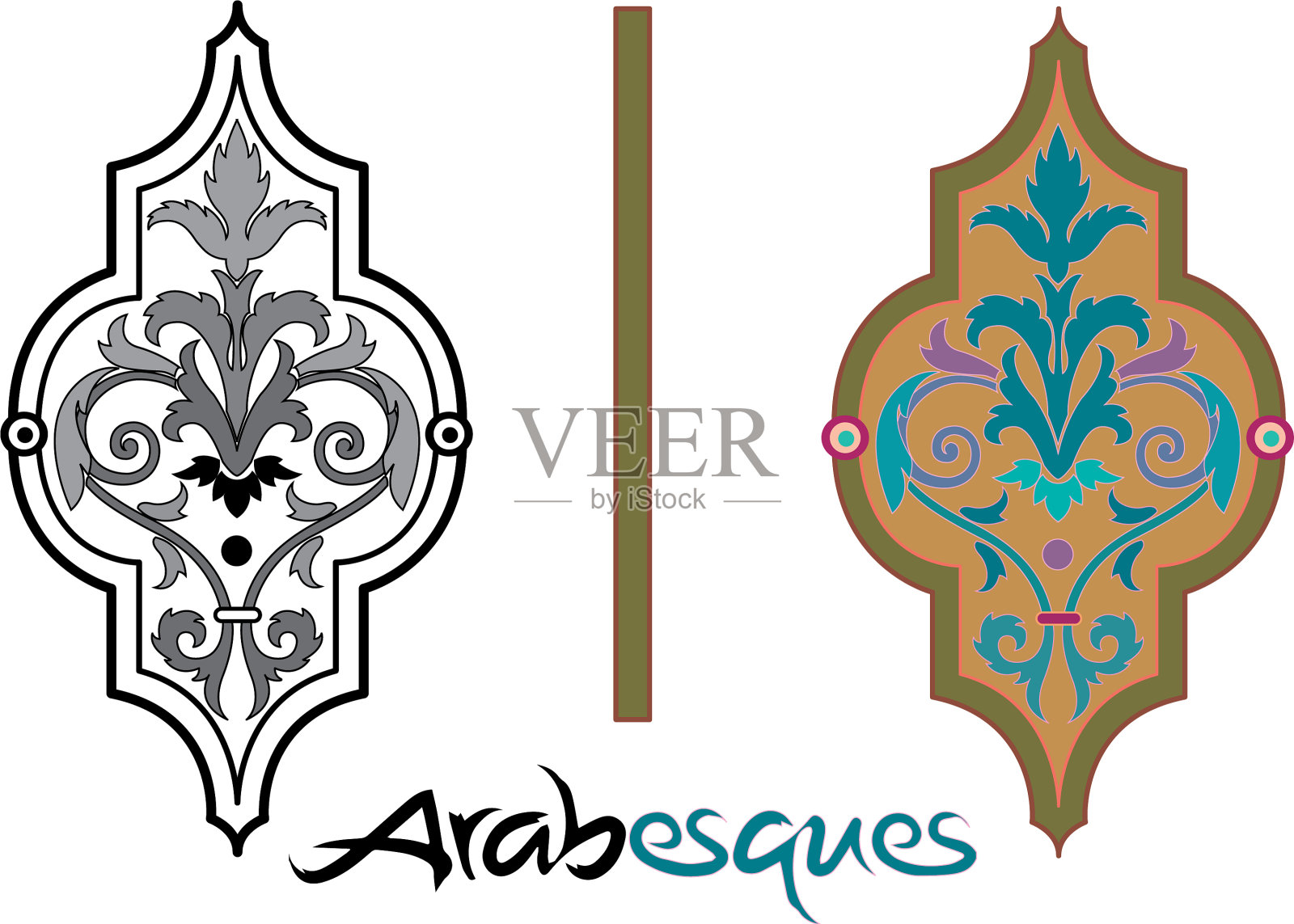 阿拉伯风情装饰装饰插画图片素材