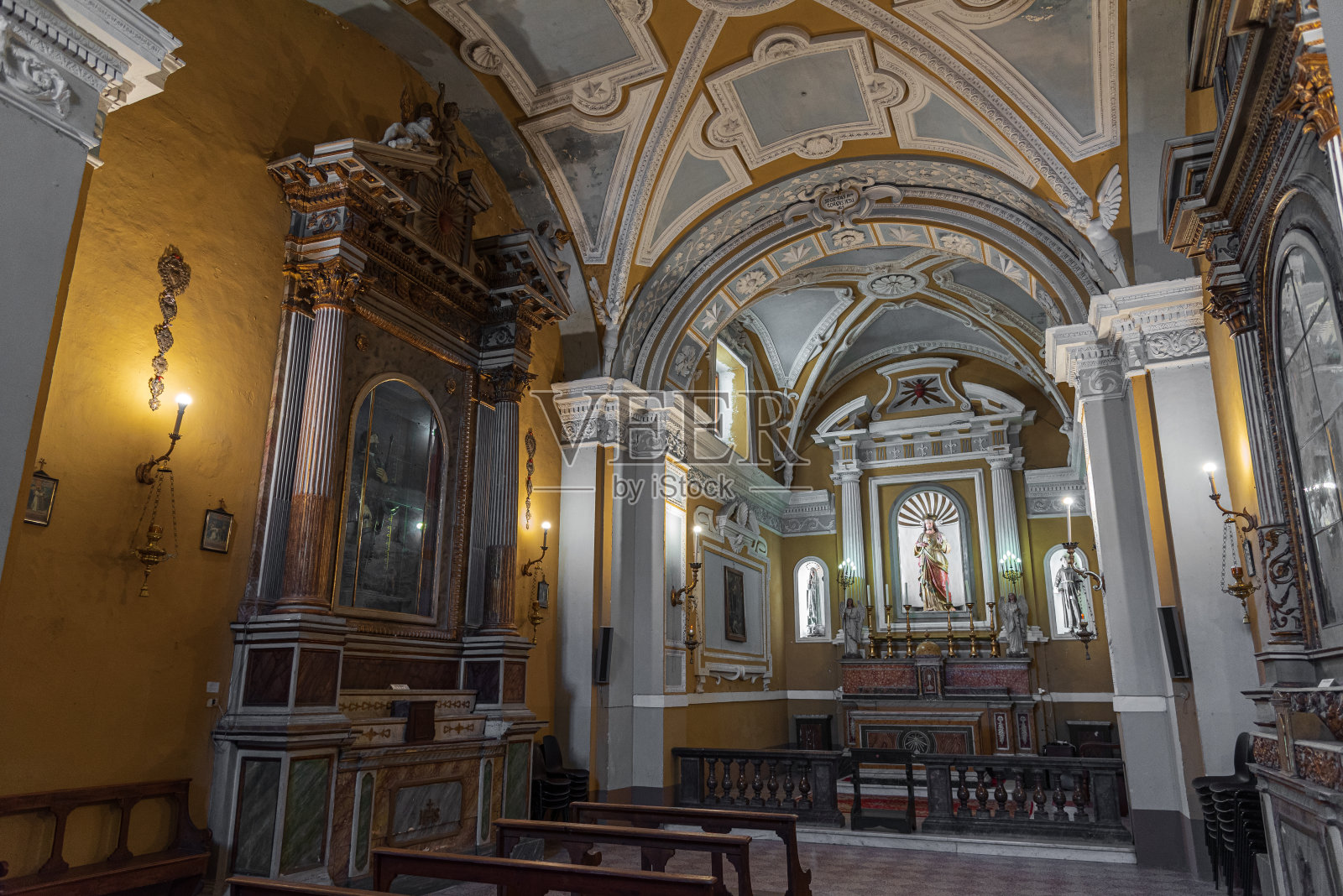 利帕坦松，阿斯科利皮赛诺，马奇。罗科教堂照片摄影图片