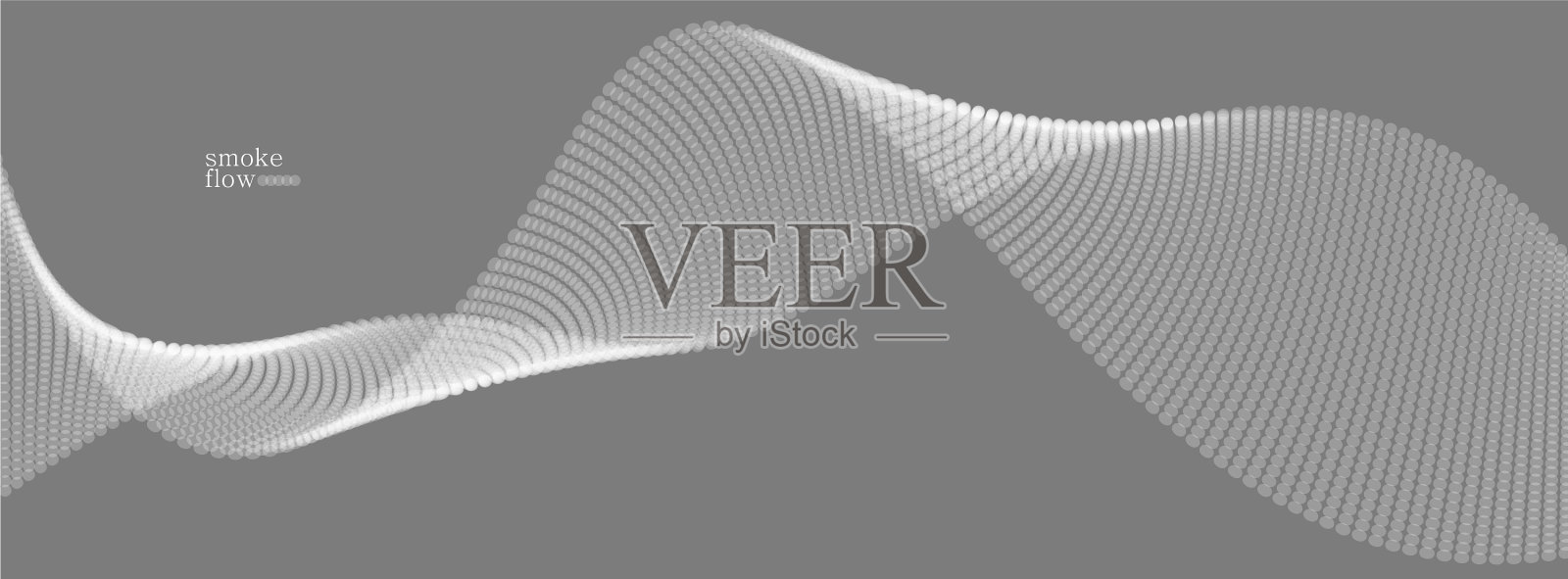 摘要烟雾背景波的流动圆圈插画图片素材