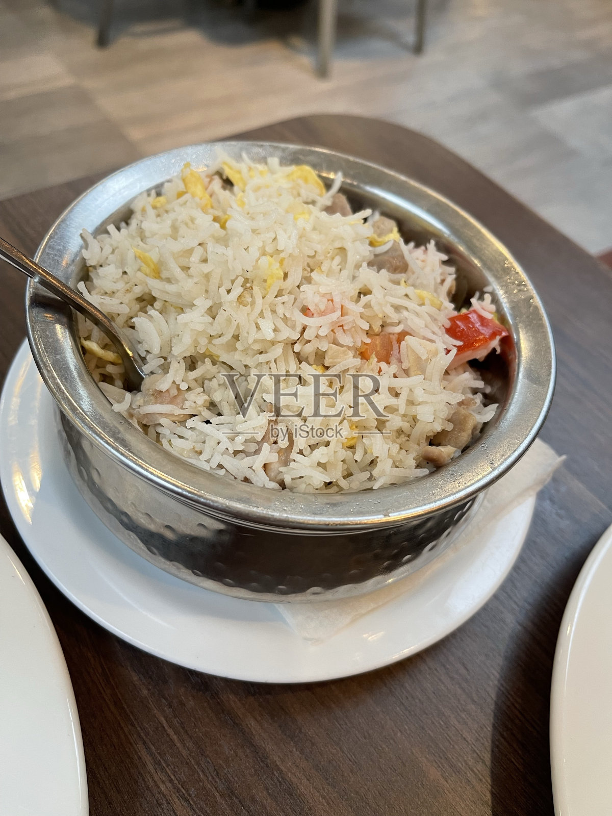 米饭和蔬菜照片摄影图片