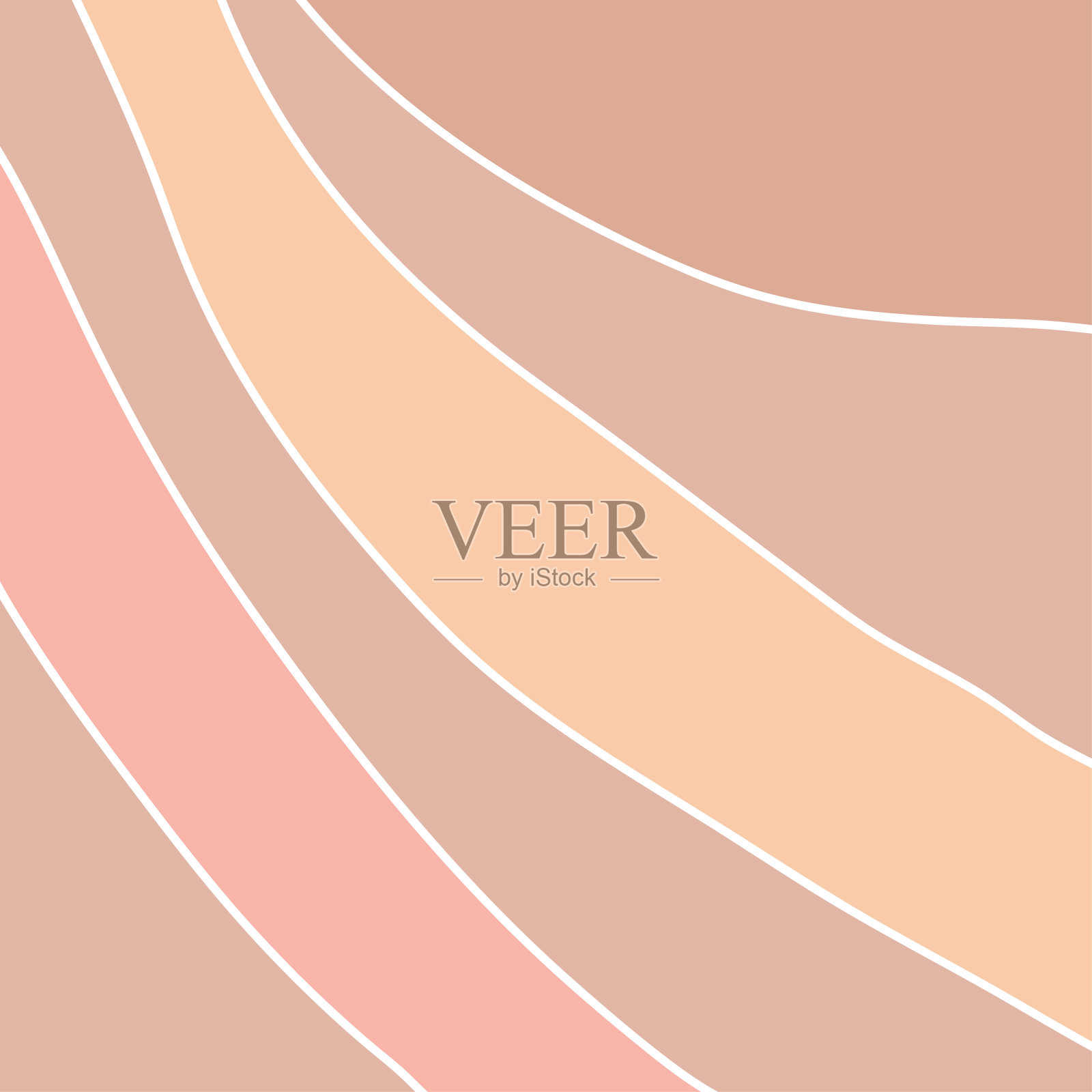 摘要极简波西米亚景观格局背景模板插画图片素材