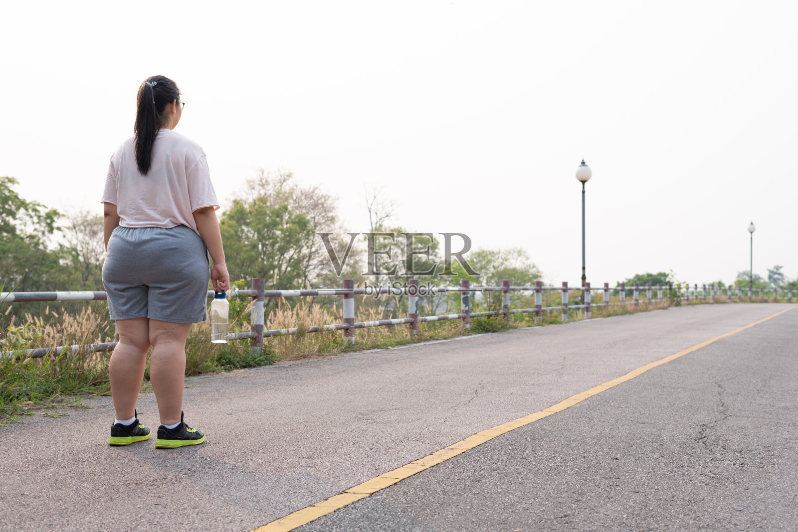 目标设定，减肥，自我解决的概念照片摄影图片