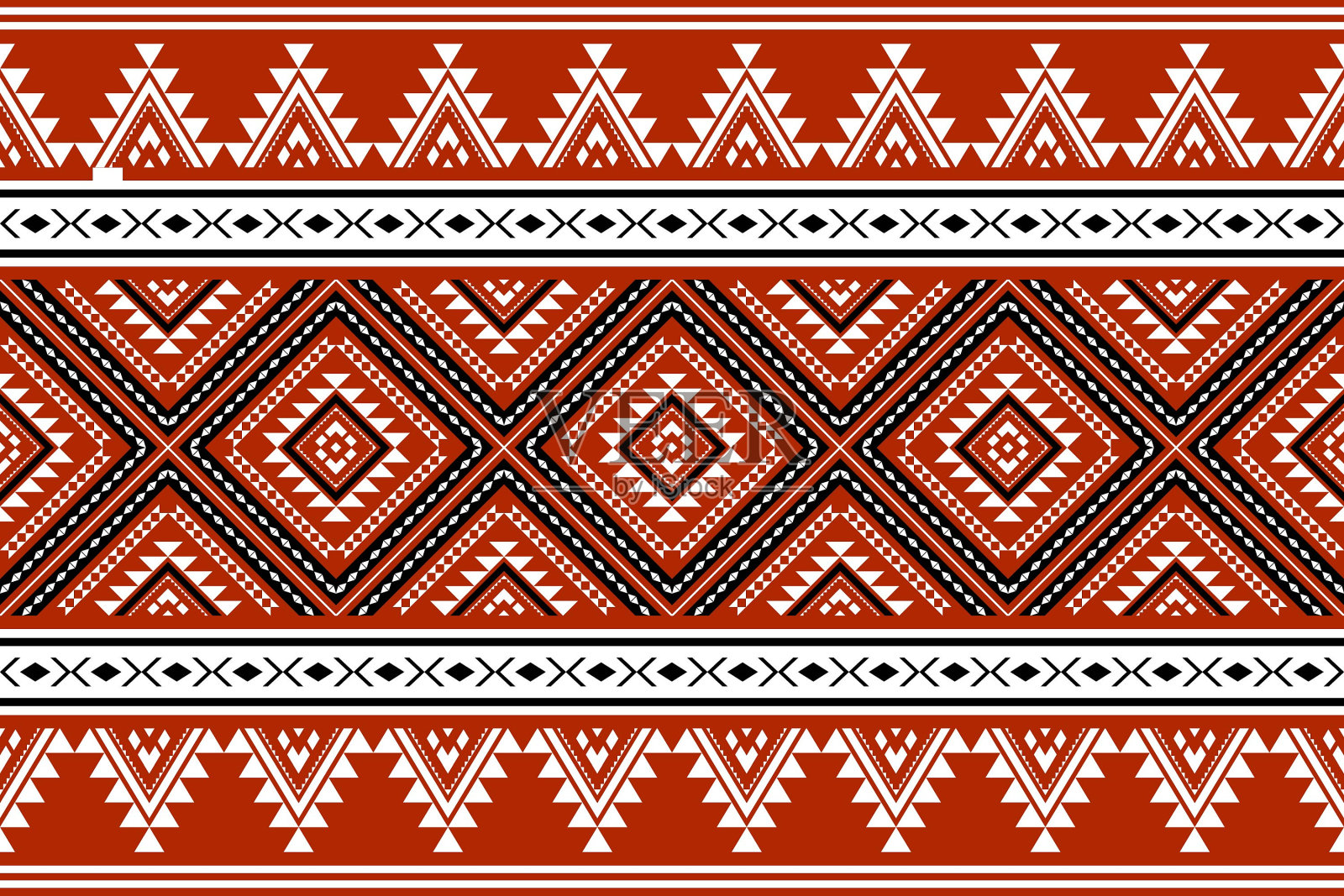 几何民族东方无缝图案的传统设计为背景插画图片素材