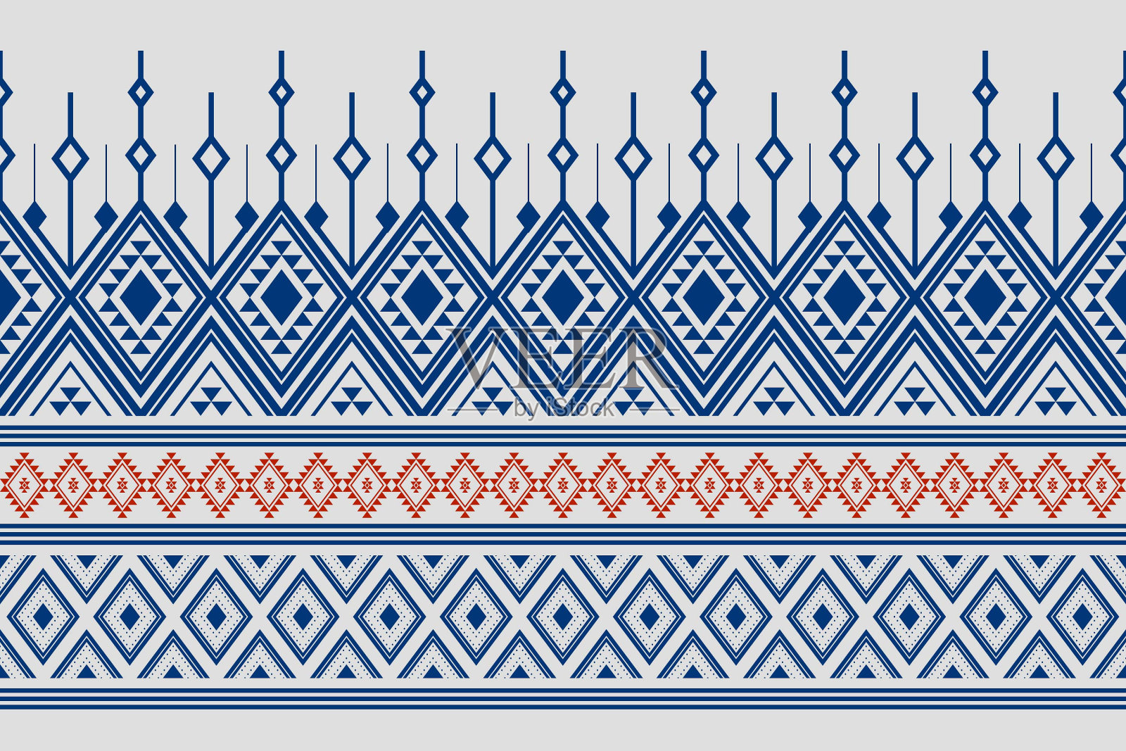 几何民族东方无缝图案的传统设计为背景插画图片素材