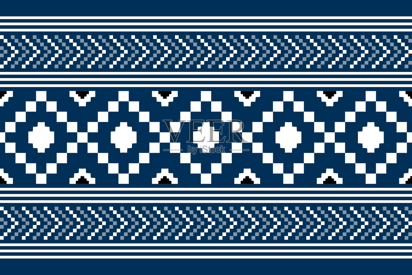 几何民族东方无缝图案的传统设计为背景插画图片素材