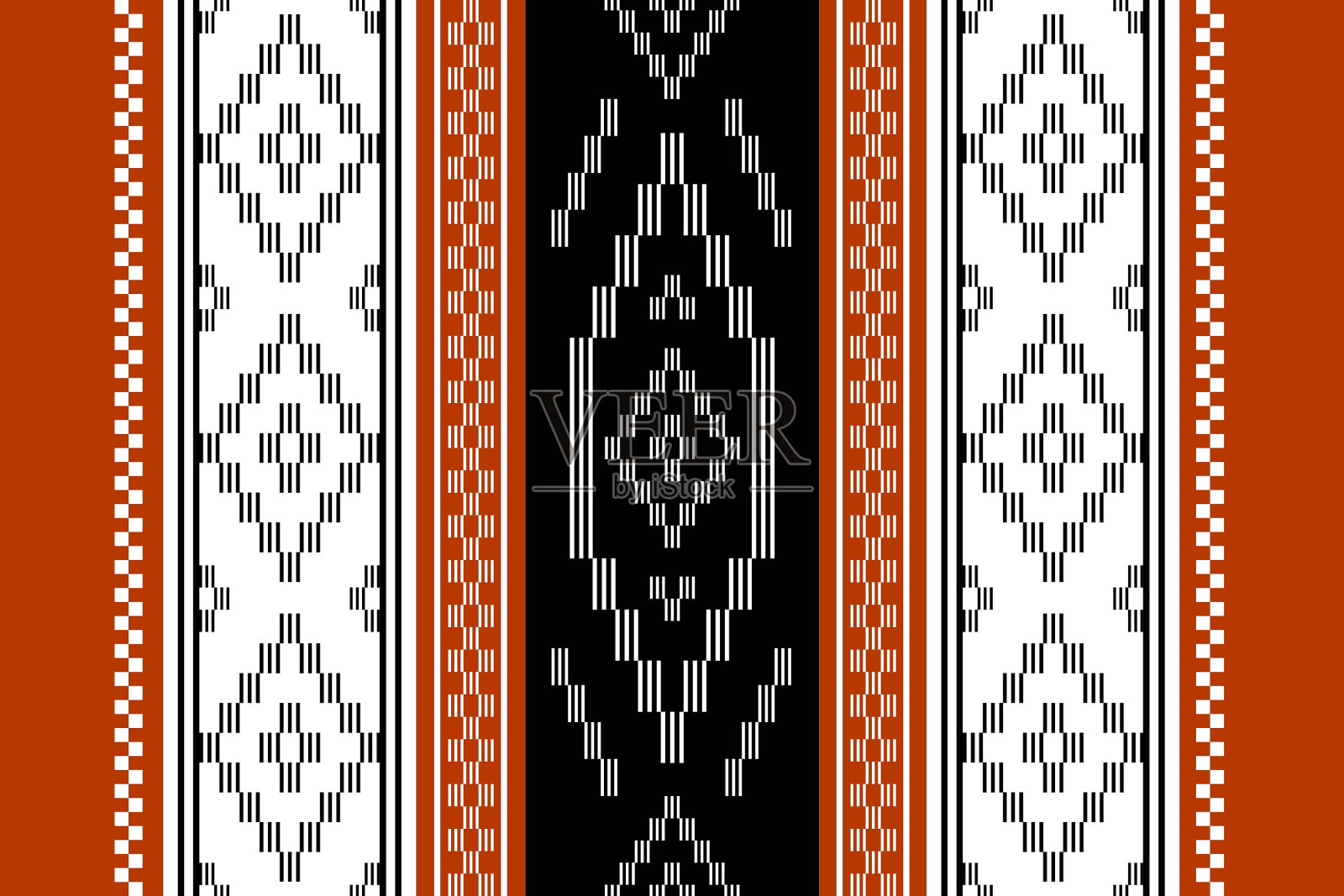 几何民族东方无缝图案的传统设计为背景插画图片素材