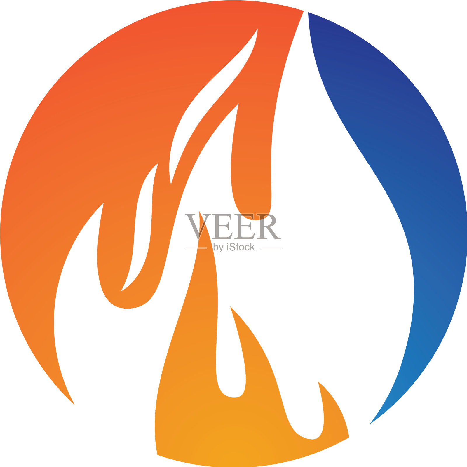 火焰logo模板设计元素图片