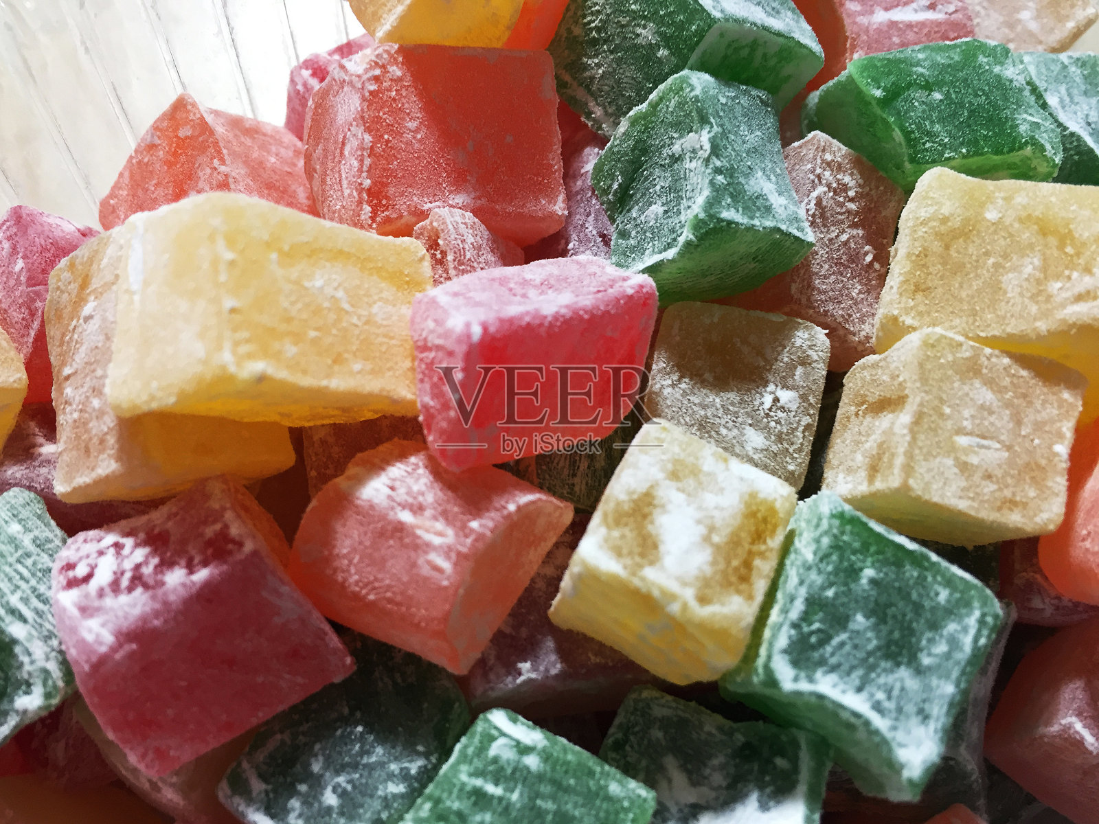 土耳其软糖照片摄影图片