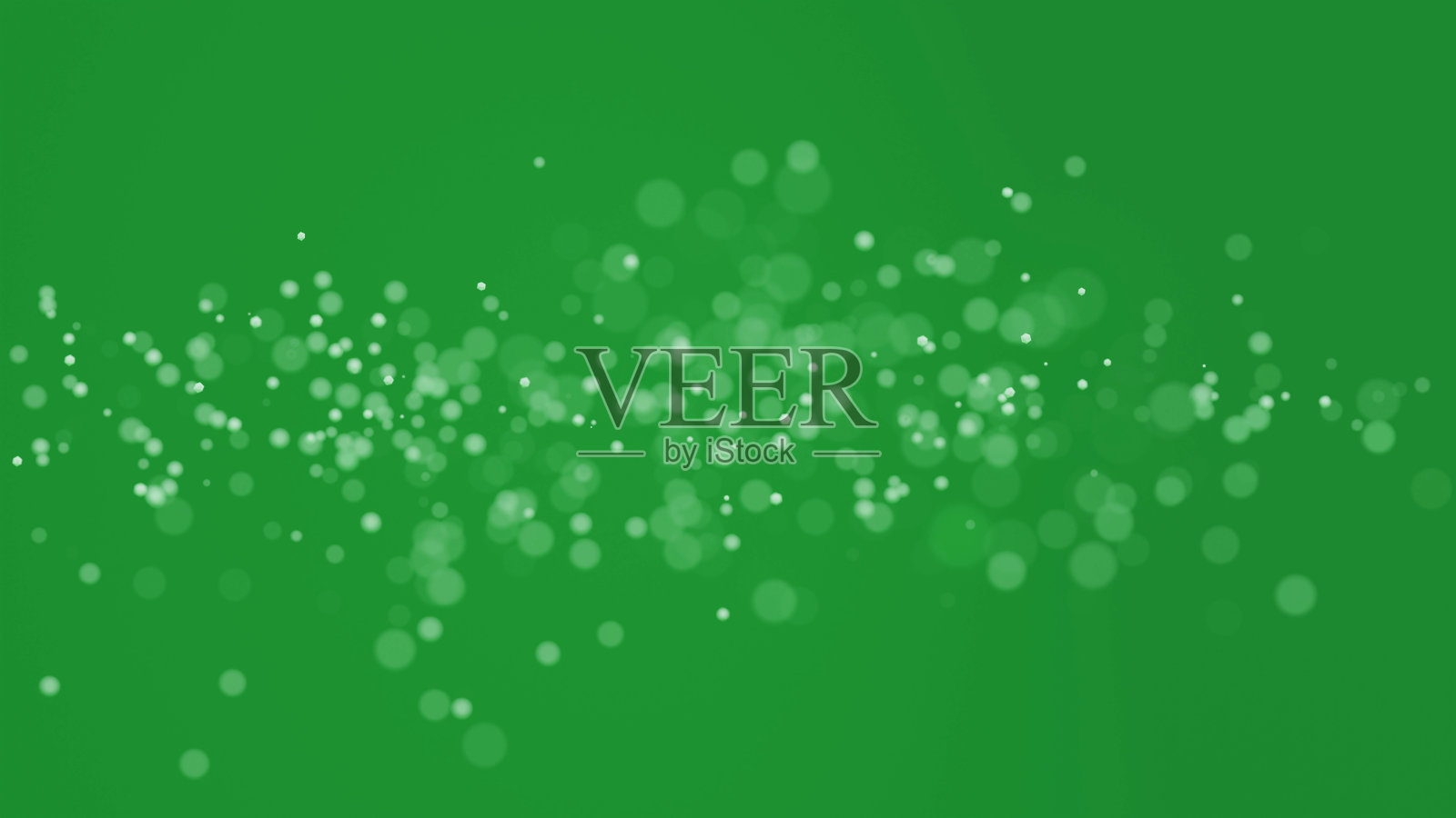 抽象的绿色散景背景3D渲染插图照片摄影图片