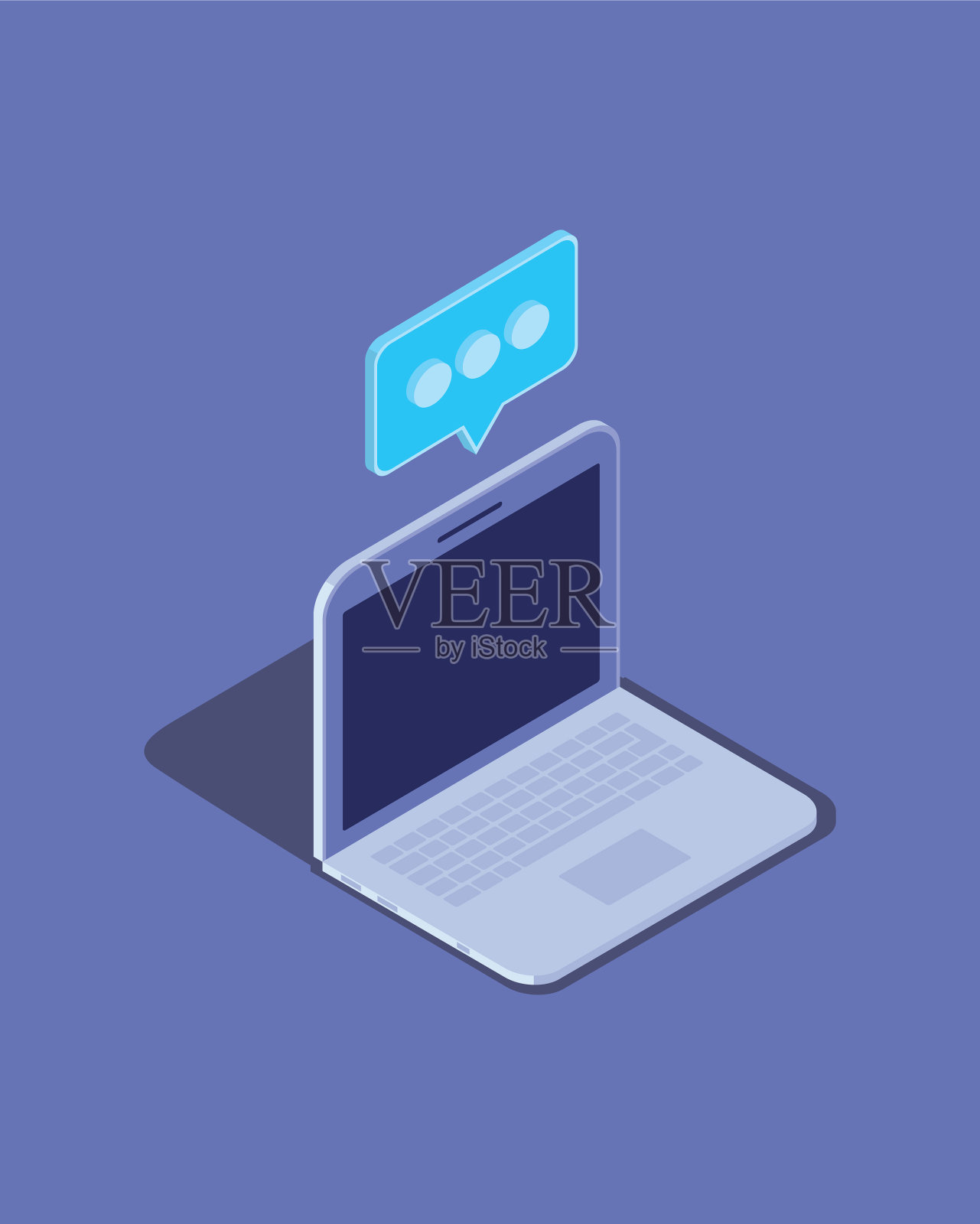 笔记本电脑技术设备图标插画图片素材