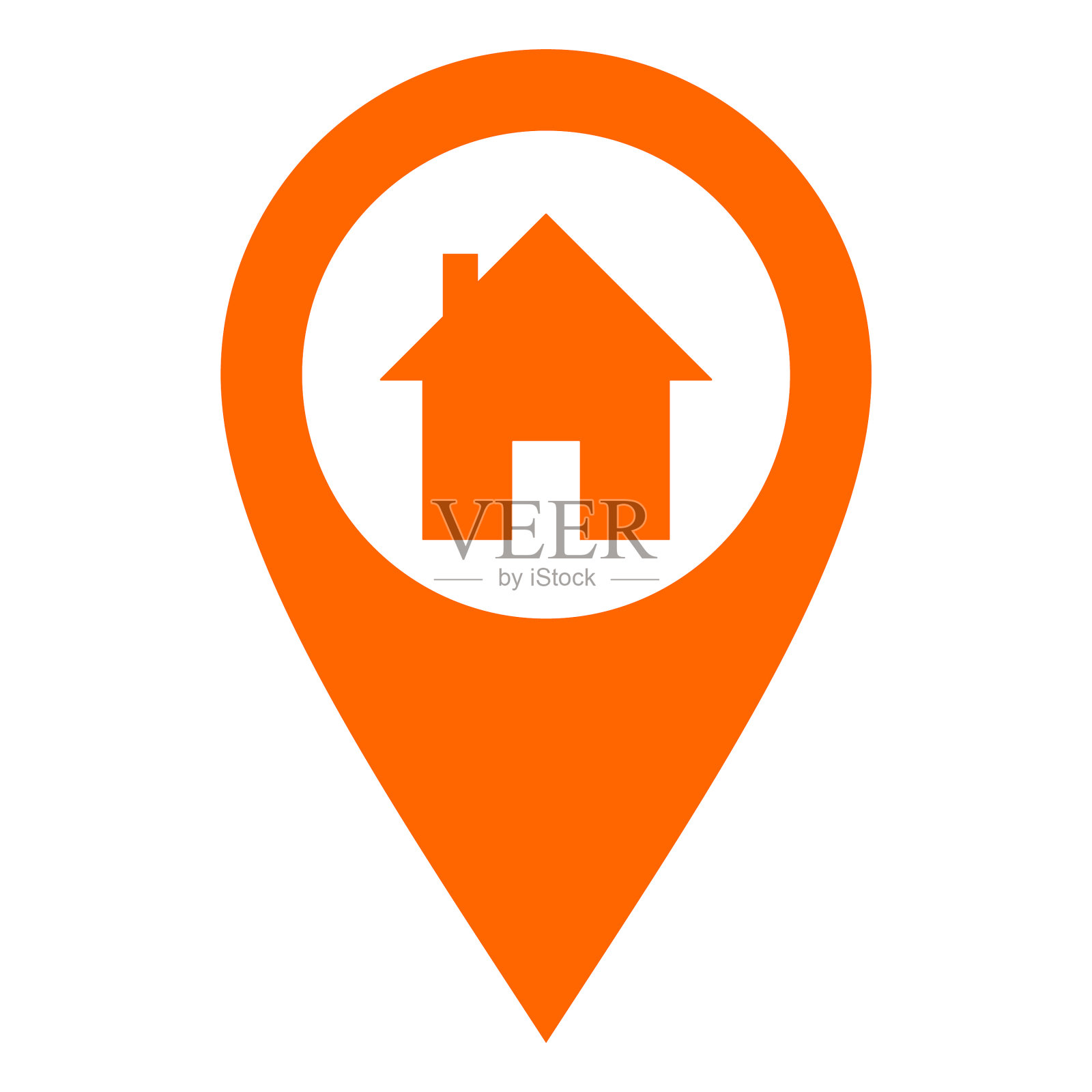 Home和定位销插画图片素材