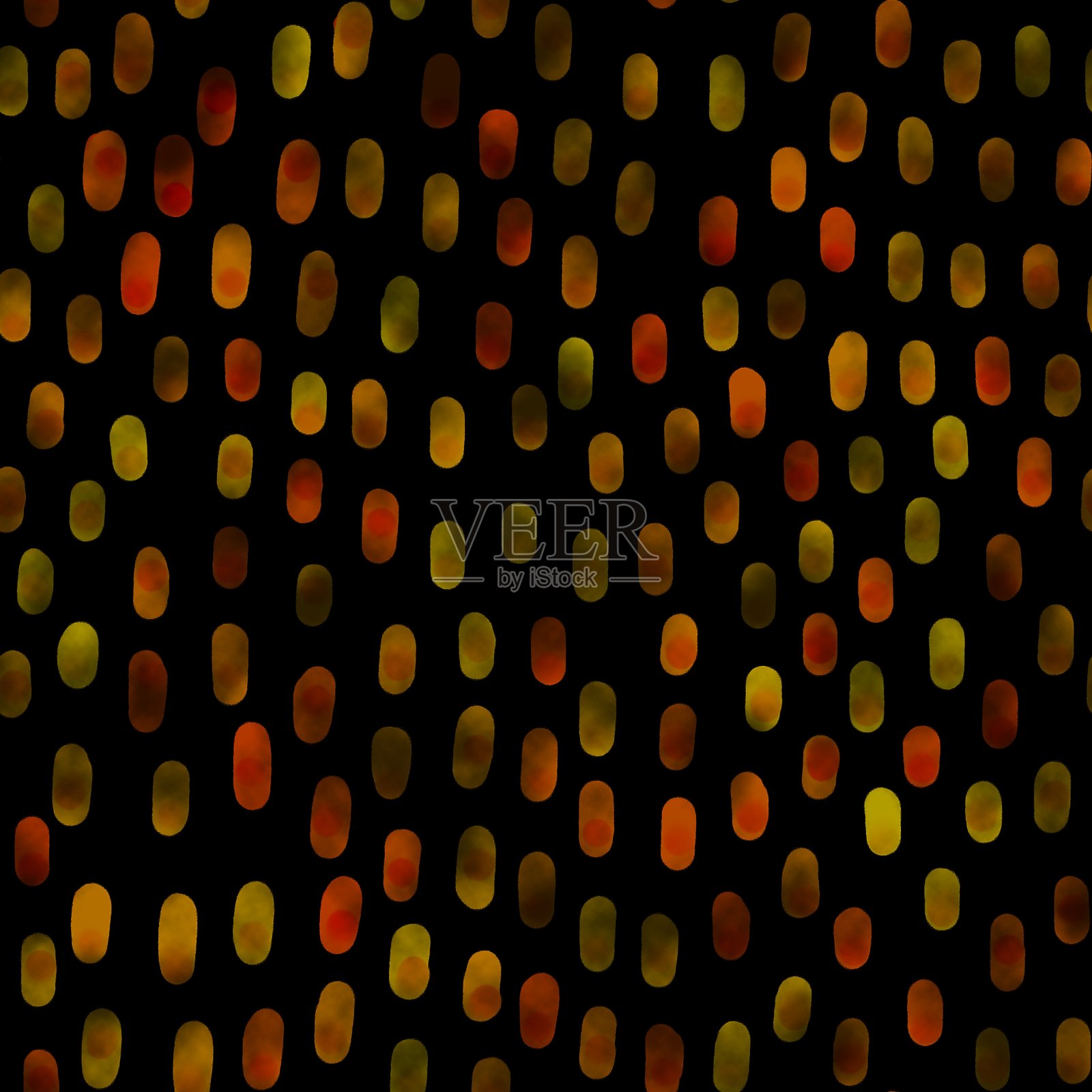 无缝图案与水彩滴插画图片素材