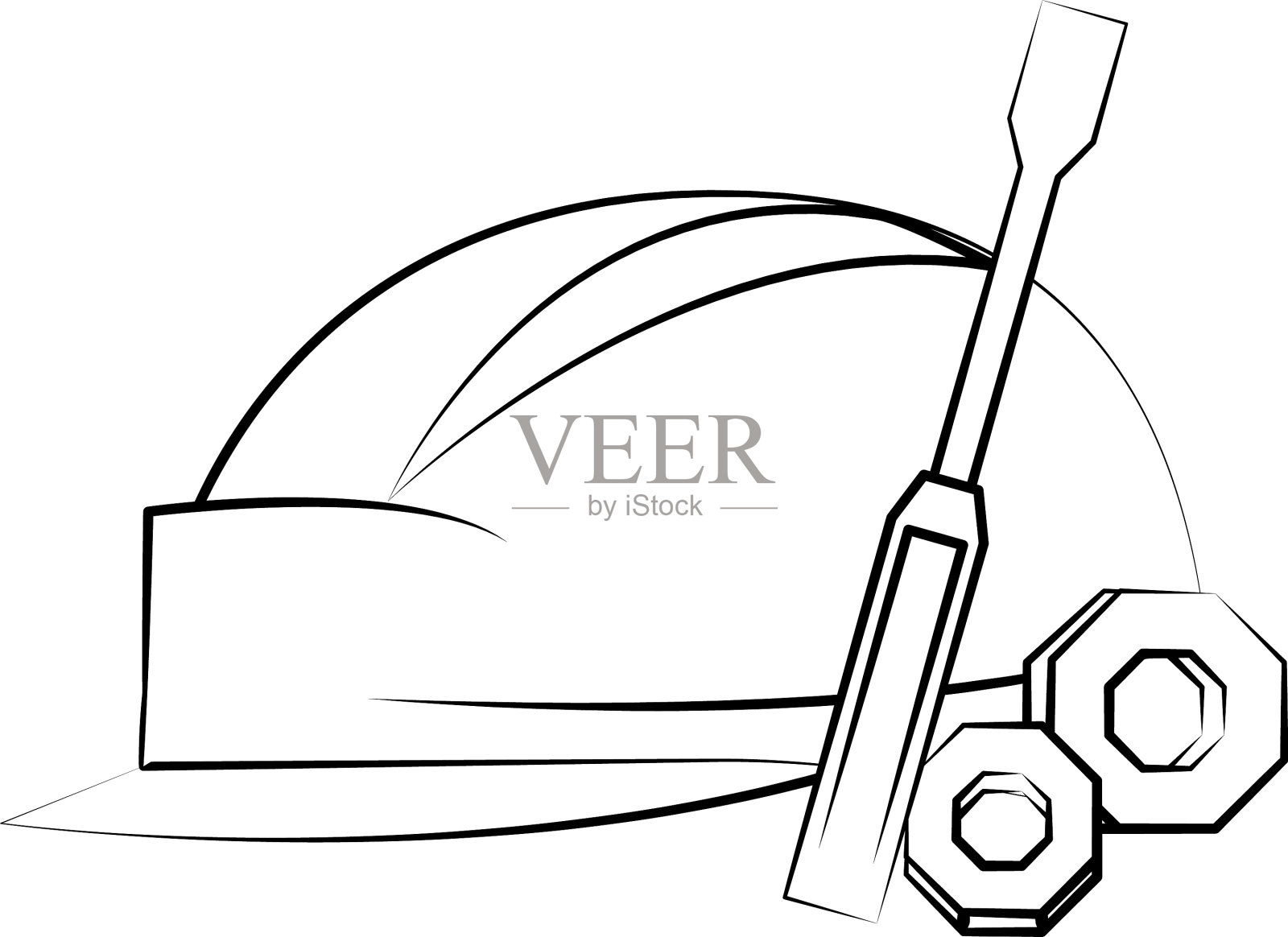 工程建筑工厂工业卡通插画图片素材