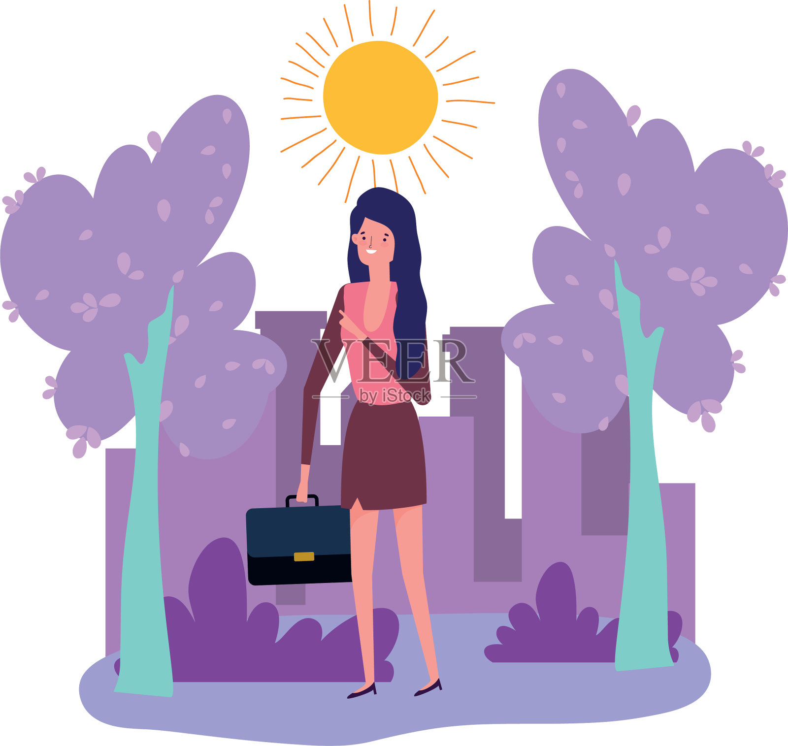 商人化身手提箱设计设计元素图片