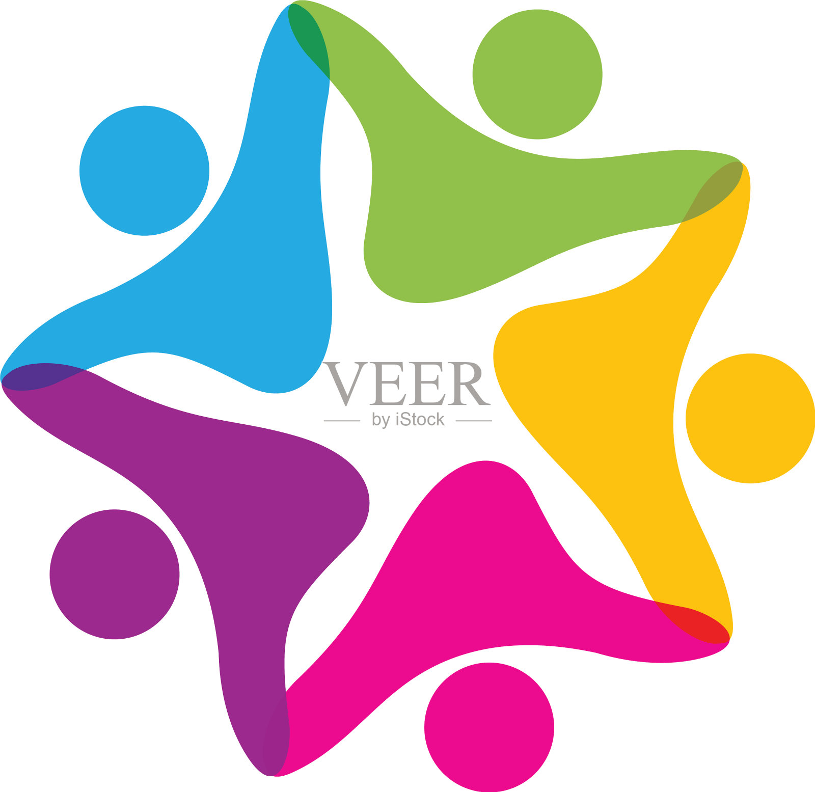 社区网络和社会图标图标素材