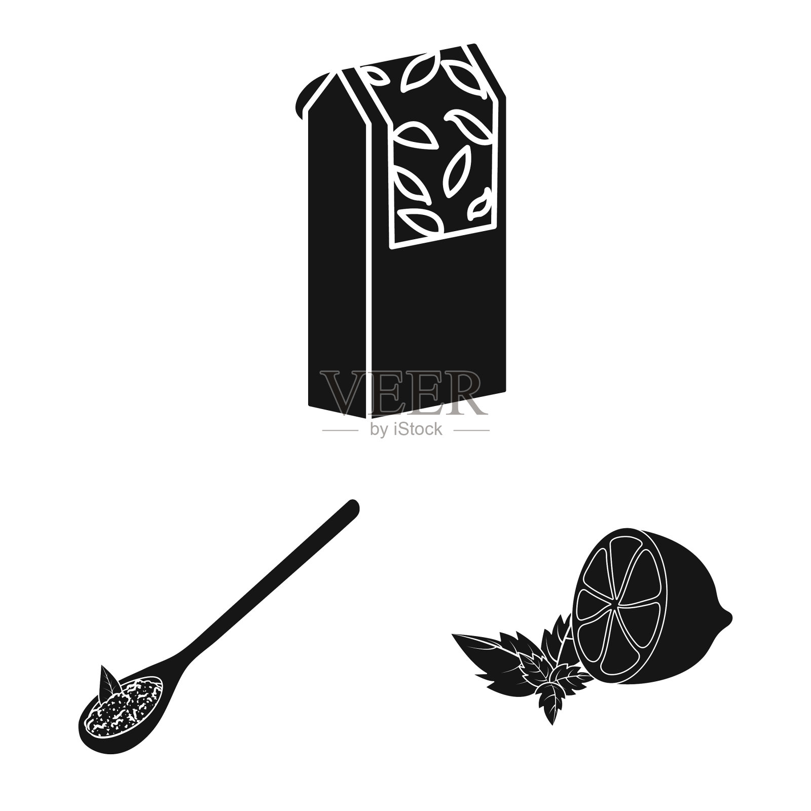 医药与梯度标志插画图片素材