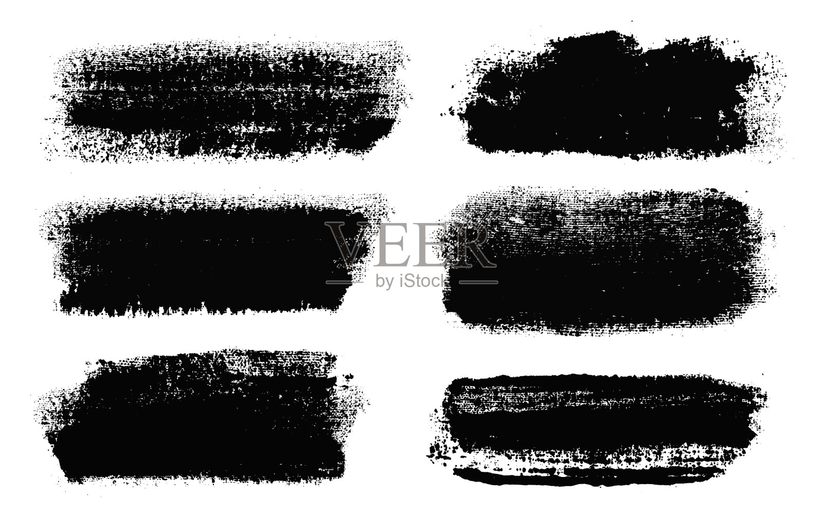 画笔笔触，画笔设置垃圾插画图片素材