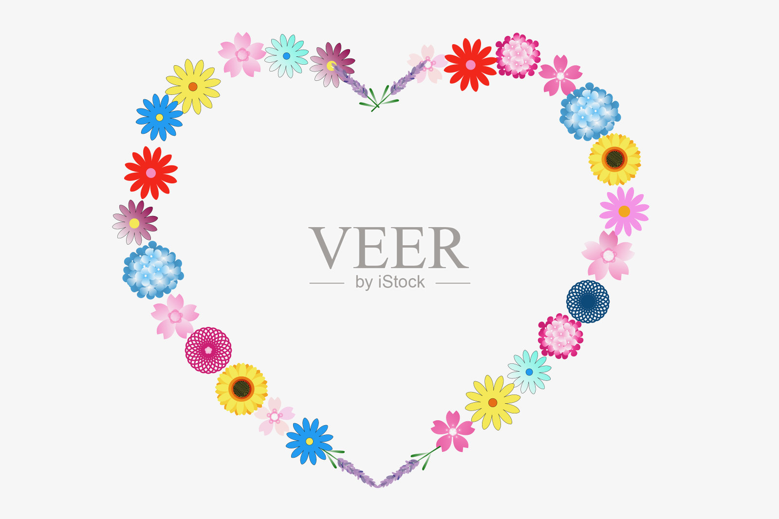 花环插画图片素材