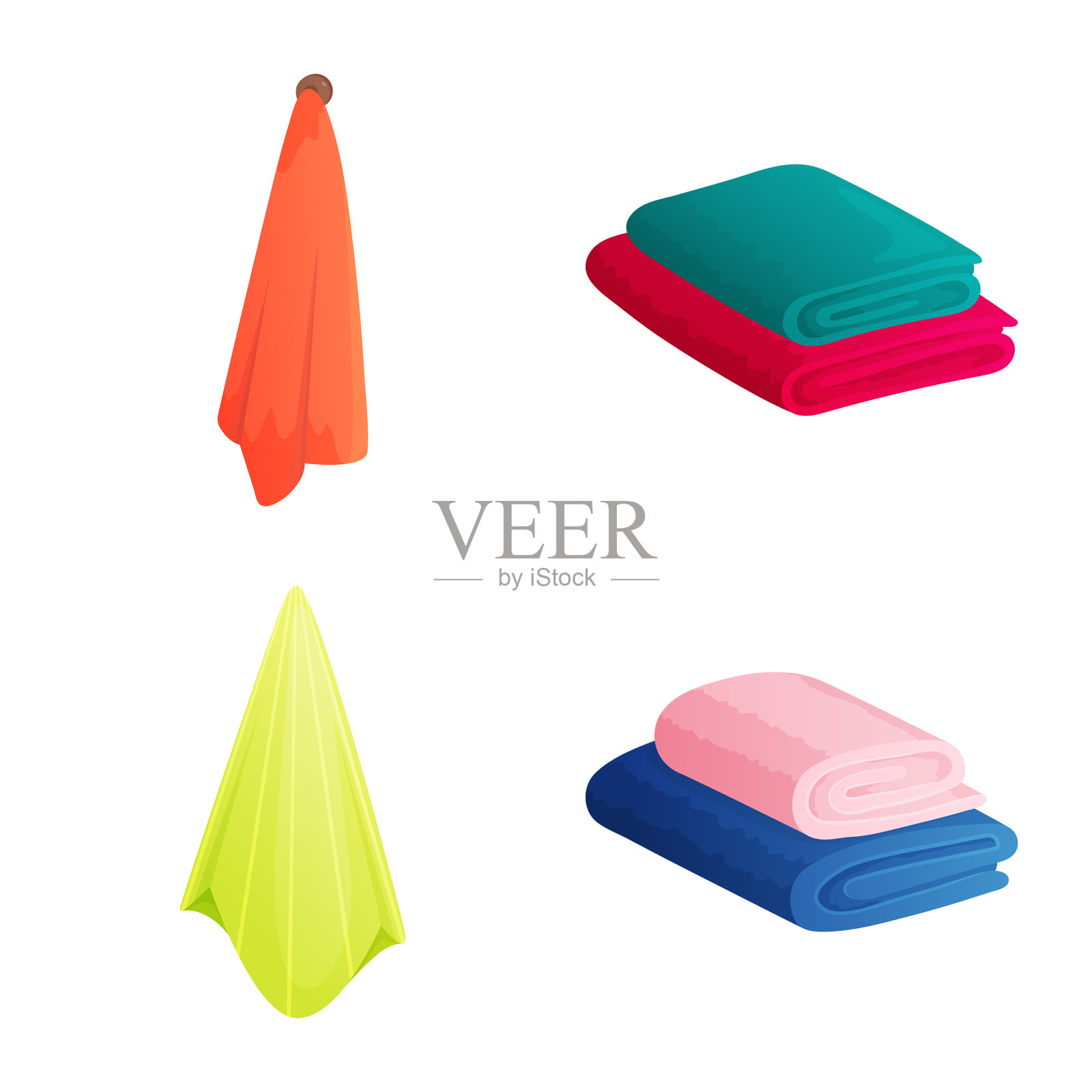 厨房和海滩标志设计元素图片