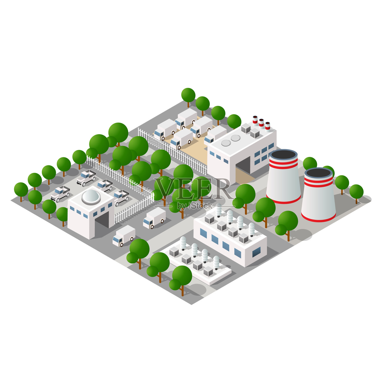 工业制造城市设计元素图片