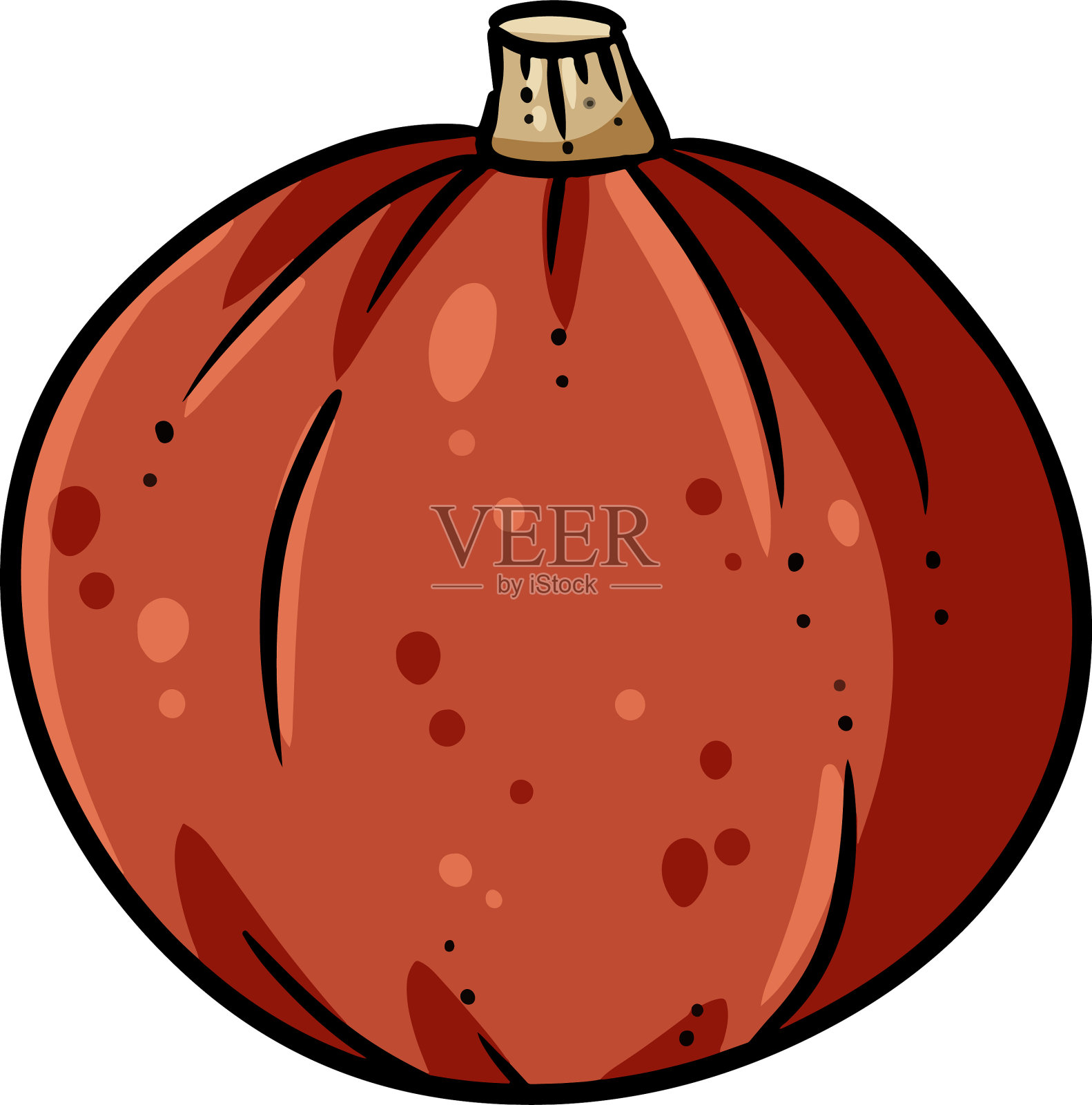 可爱的秋天南瓜手绘涂鸦万圣节设计元素图片