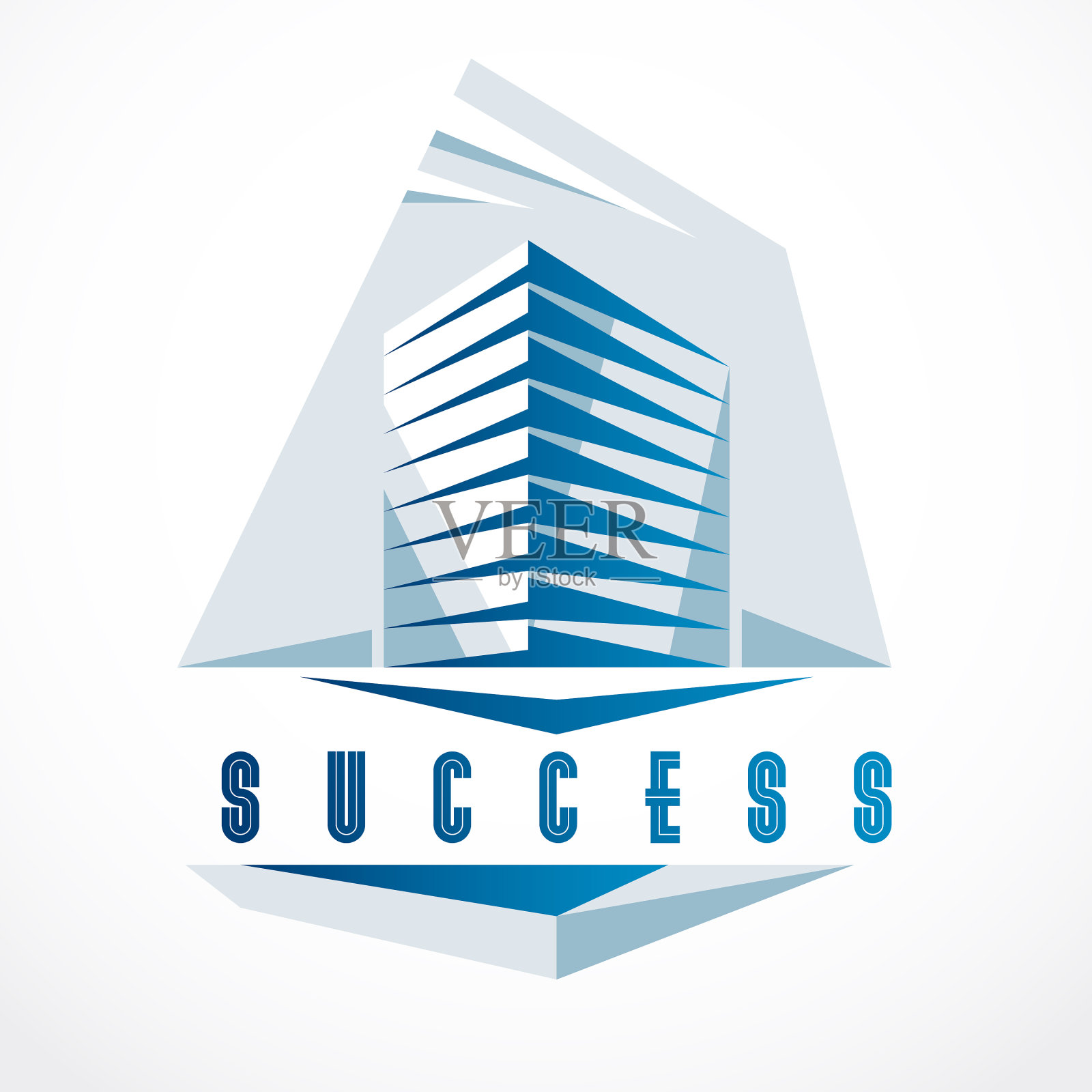 写字楼，现代建筑，房地产插画图片素材