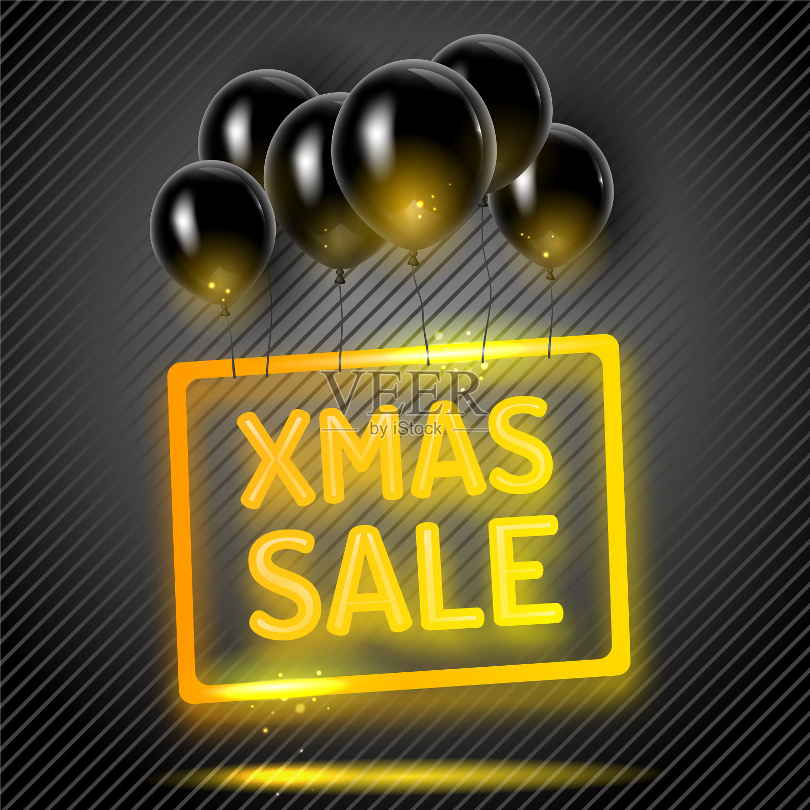 圣诞节销售横幅设计元素图片