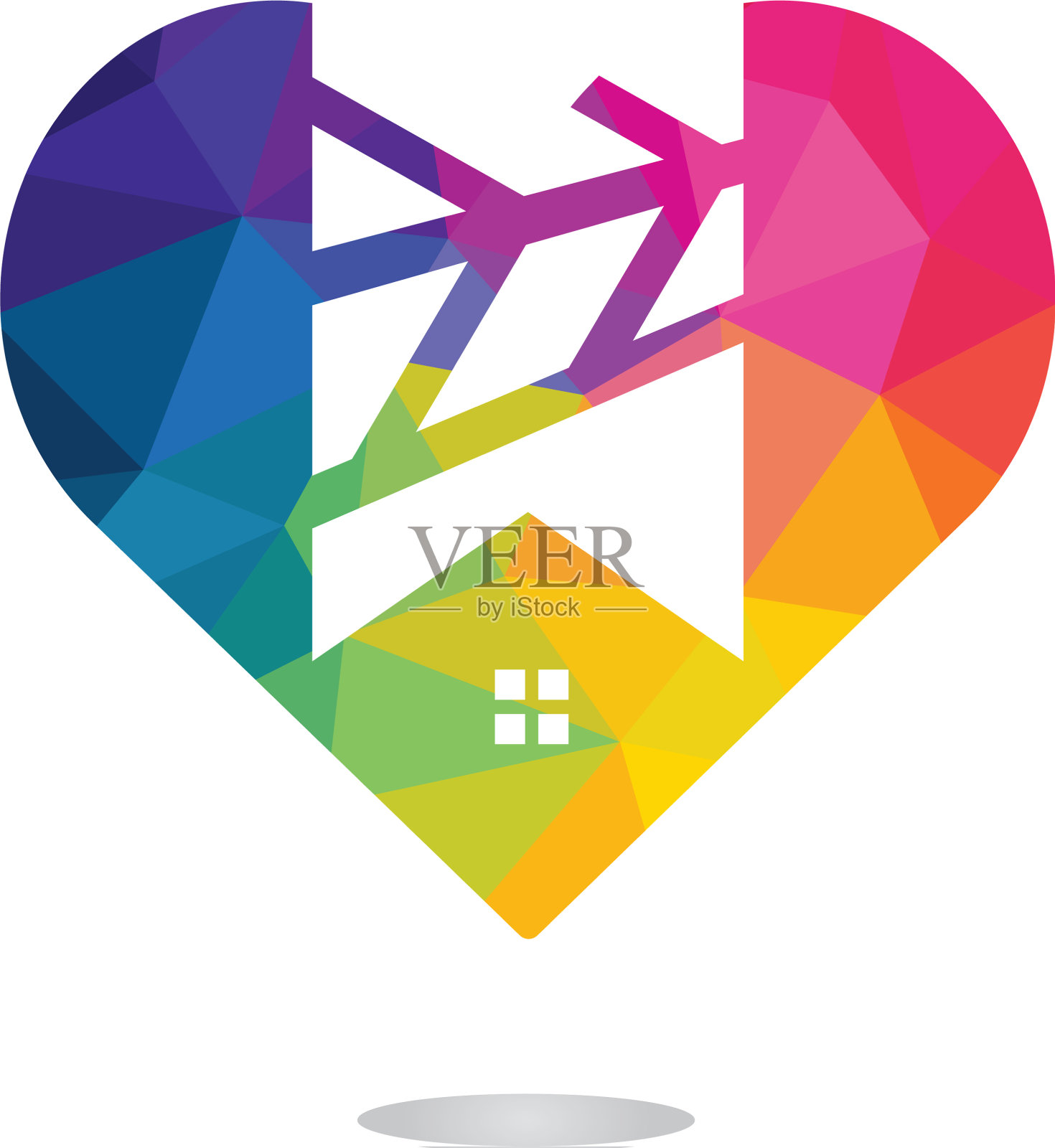 甜蜜之家logo设计图标素材