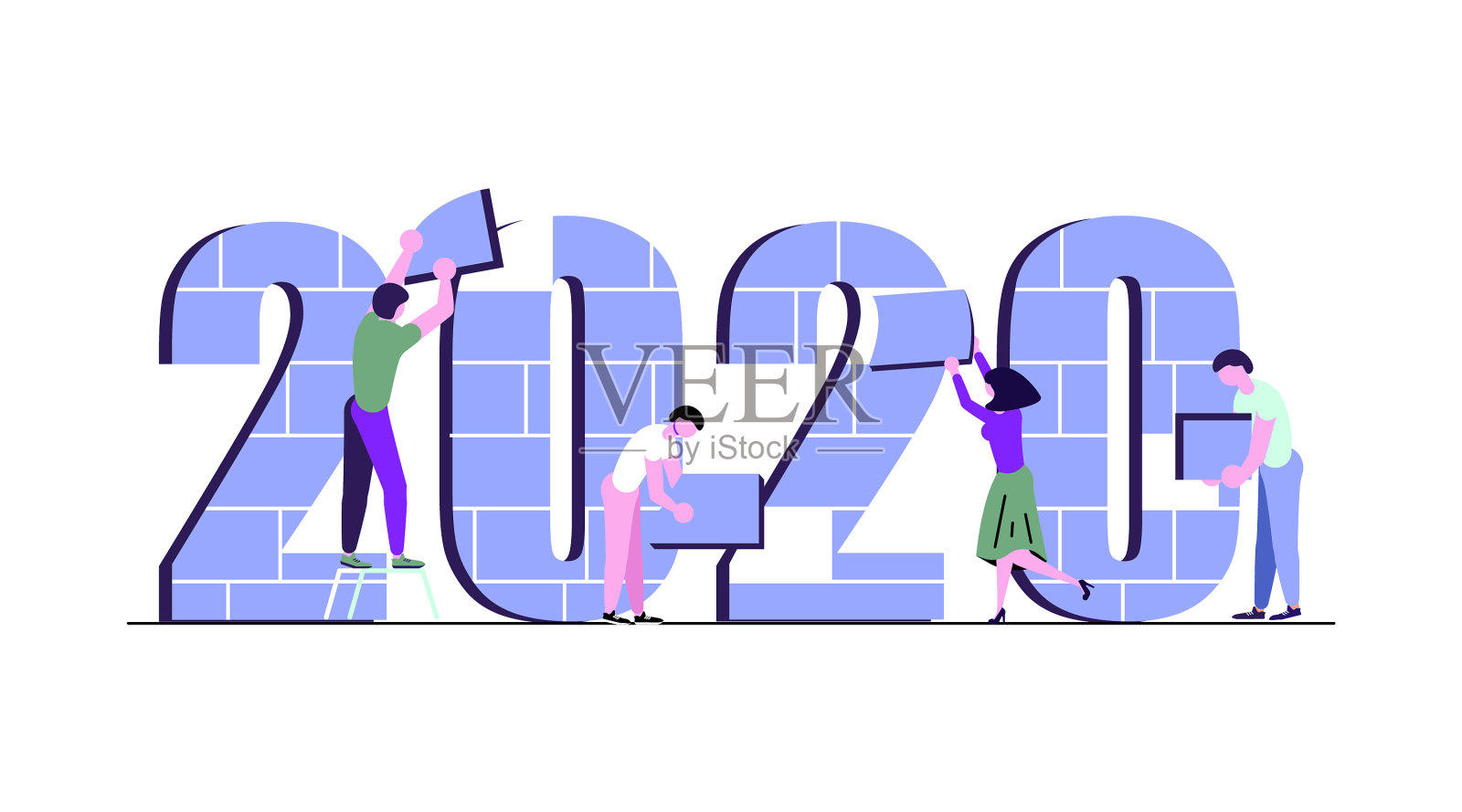 2020商务人士大厦设计元素图片