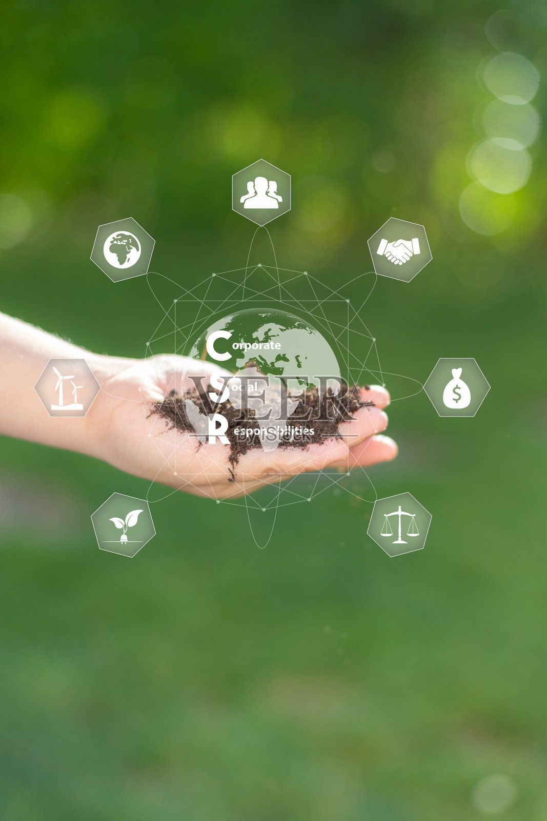 企业社会责任与可持续发展照片摄影图片
