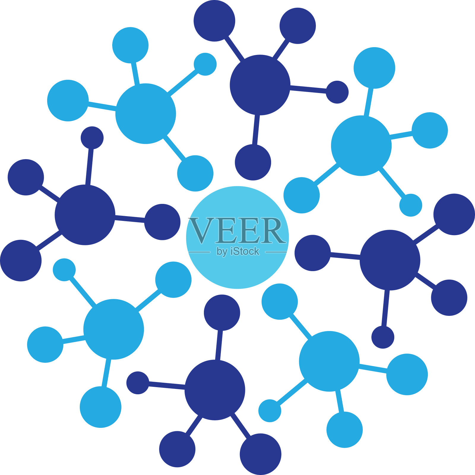 分子标志模板设计元素图片