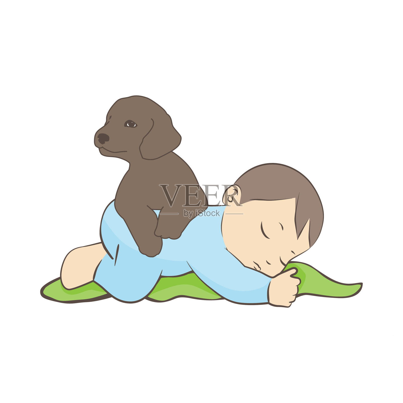 睡眠宝贝,向量设计元素图片