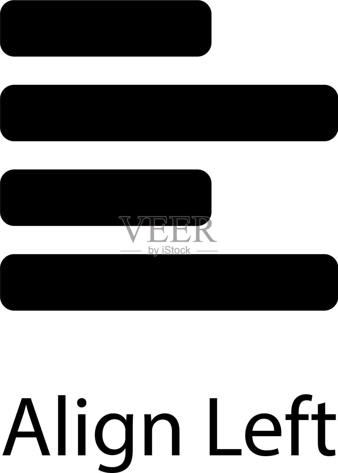 左对齐插画图片素材