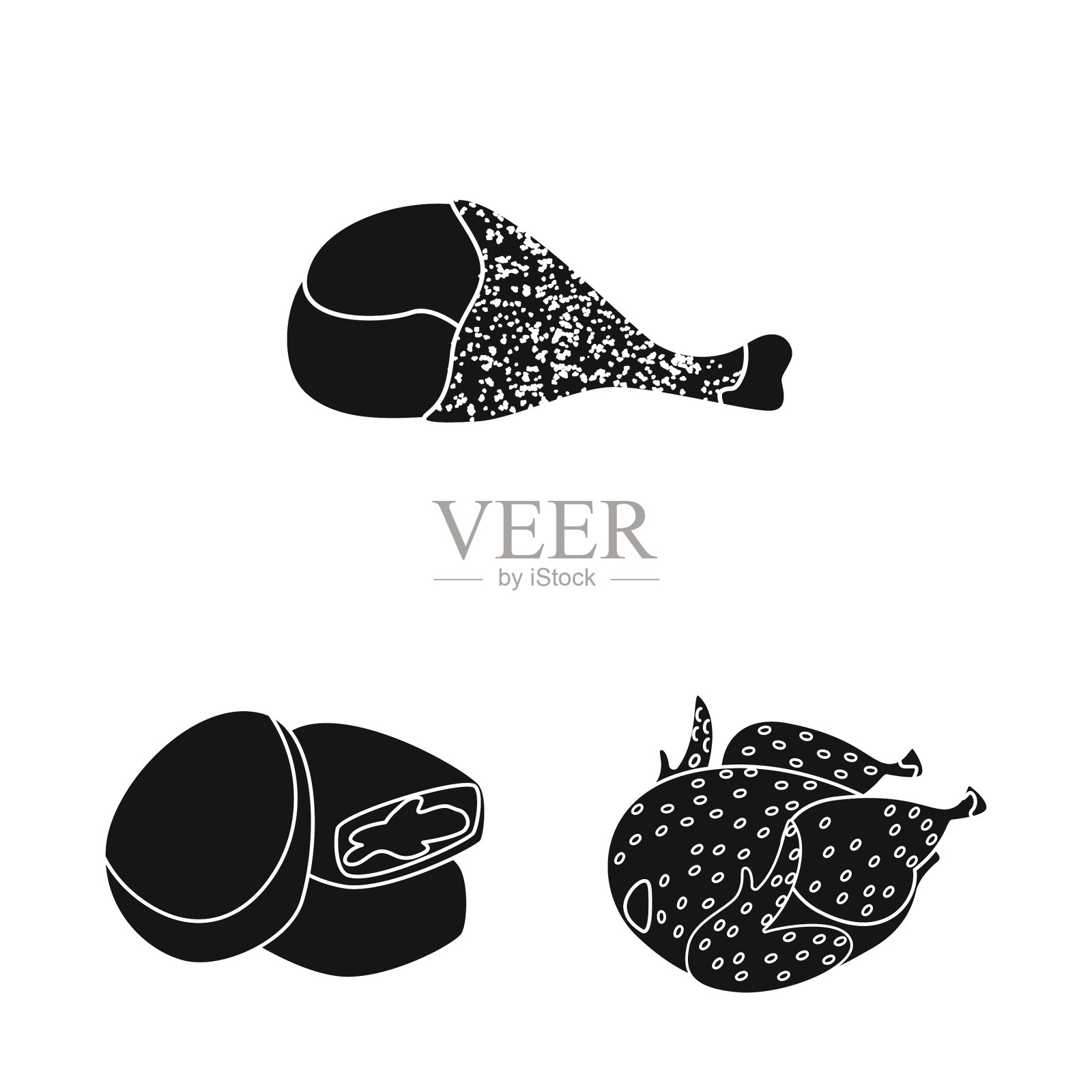 设计餐厅和农业图标插画图片素材