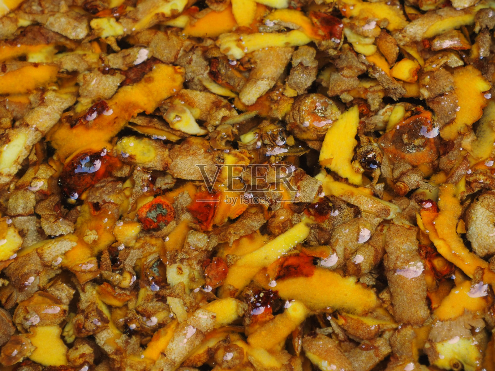 磨碎的姜黄照片摄影图片