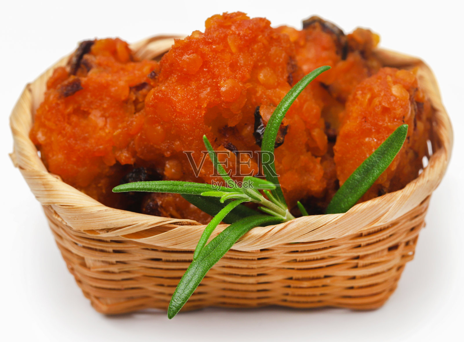 东南亚飘珠配迷迭香照片摄影图片