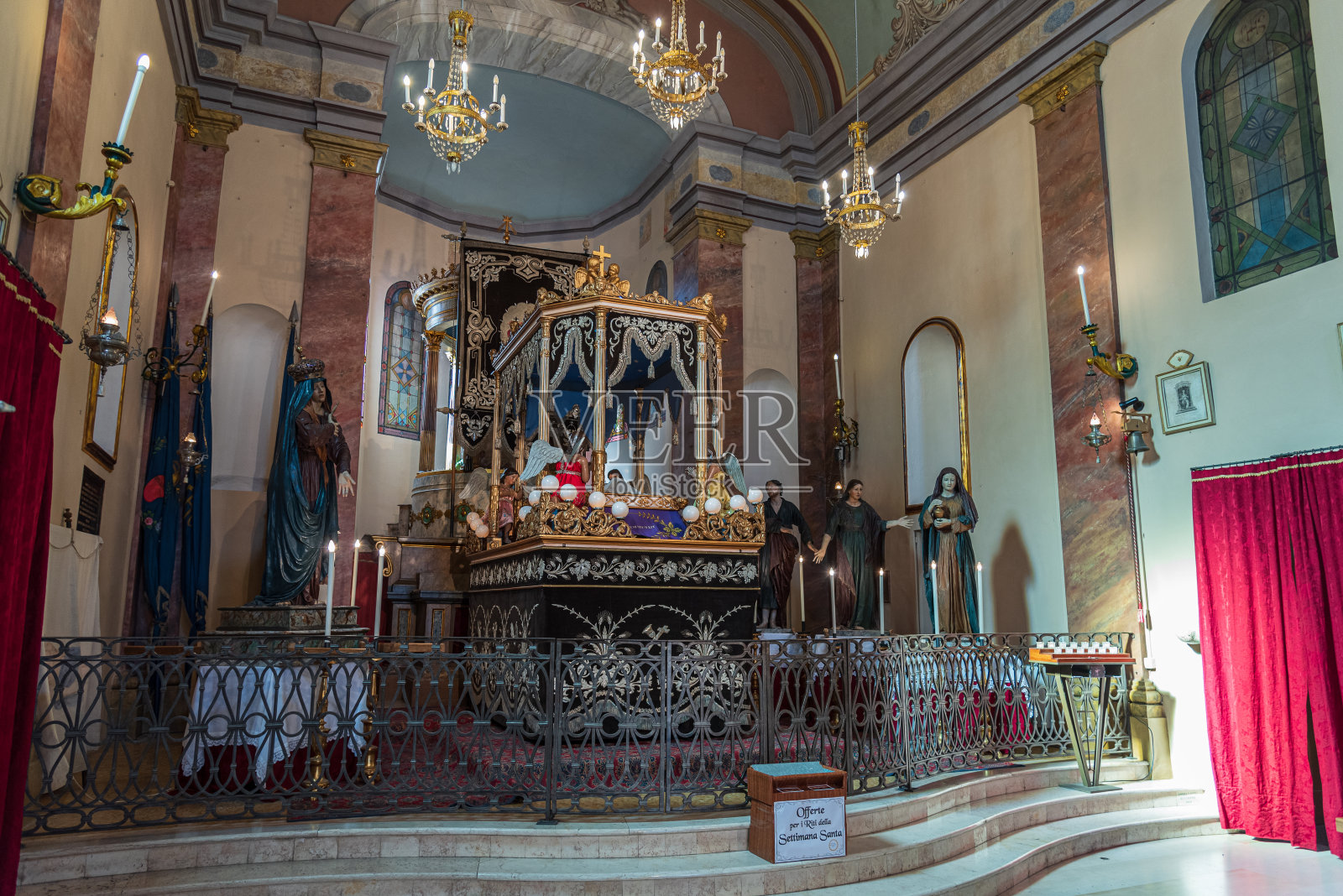 奥菲达圣母痛苦教堂照片摄影图片