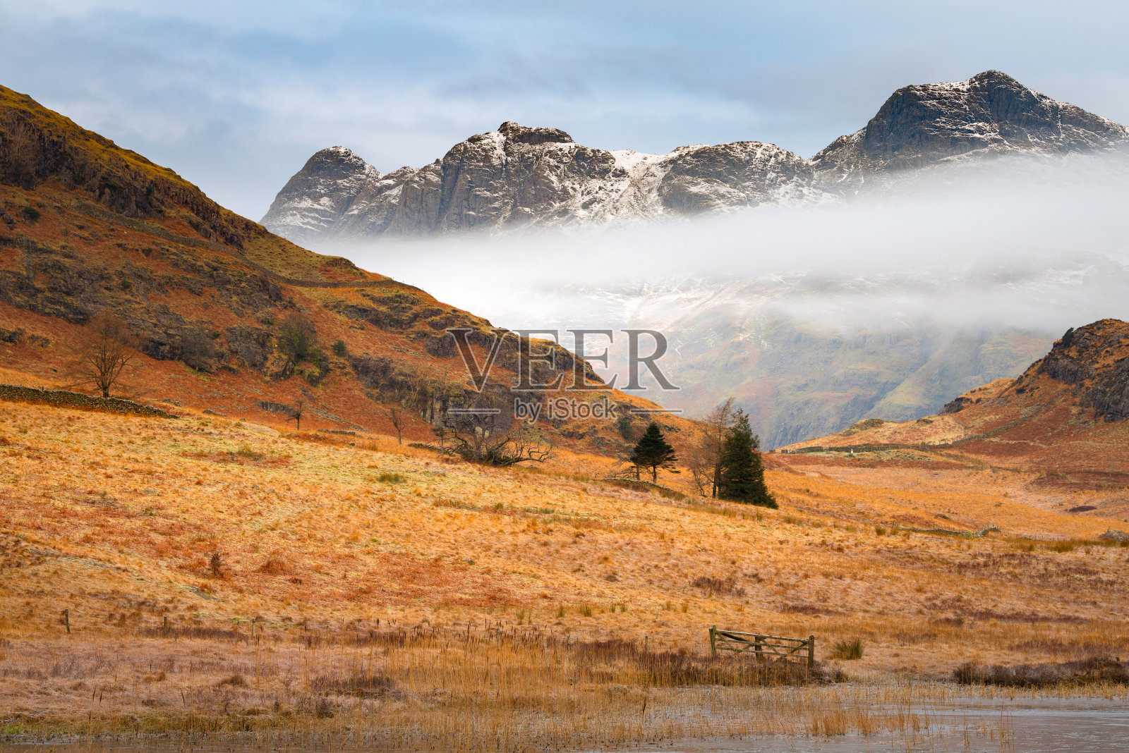 兰代尔派克，湖区，英国。照片摄影图片