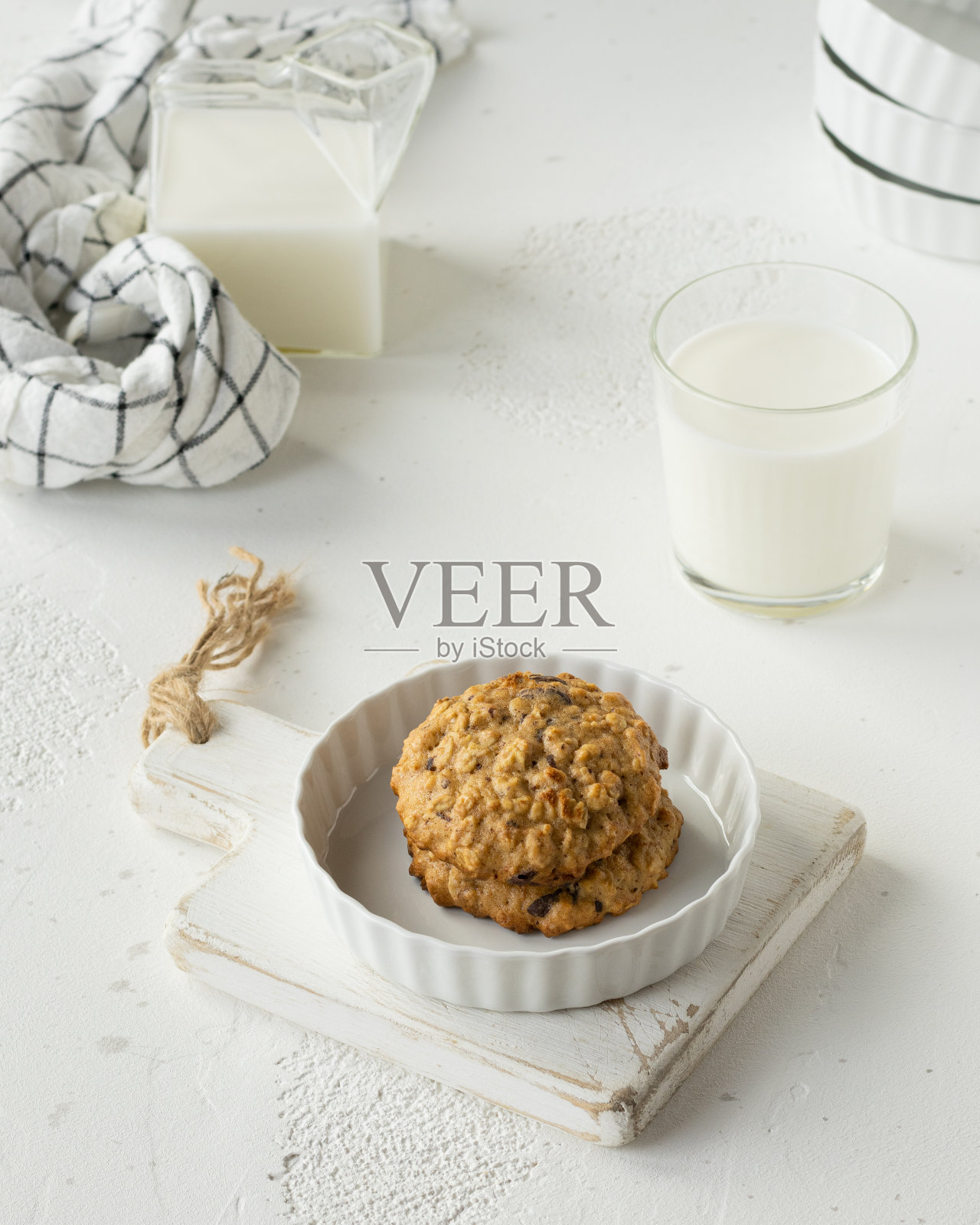 燕麦饼干照片摄影图片