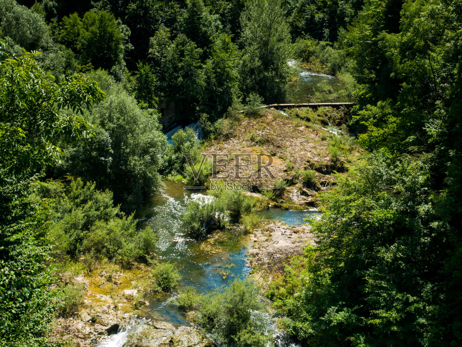 多布拉河峡谷，克罗地亚欧古林照片摄影图片