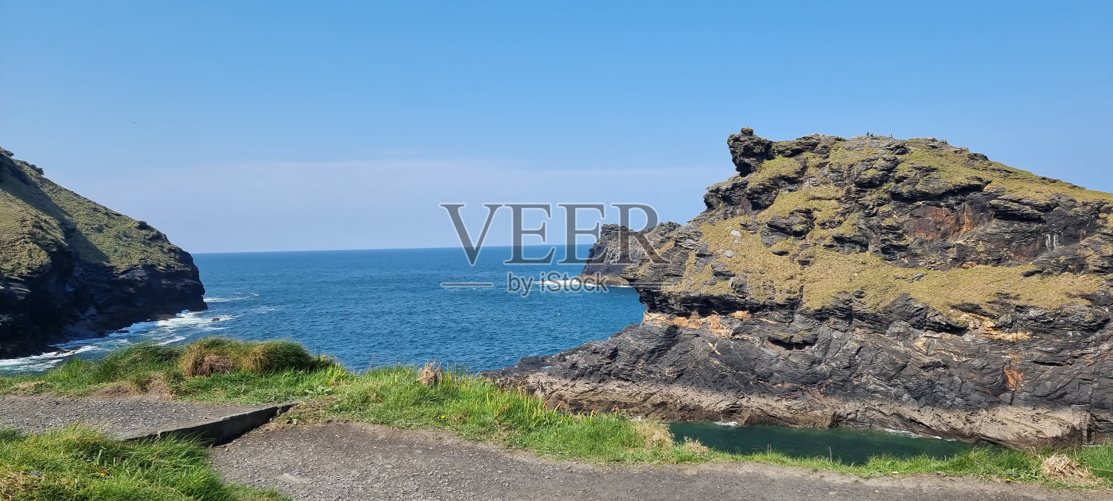 博斯卡斯尔， 康沃尔郡照片摄影图片