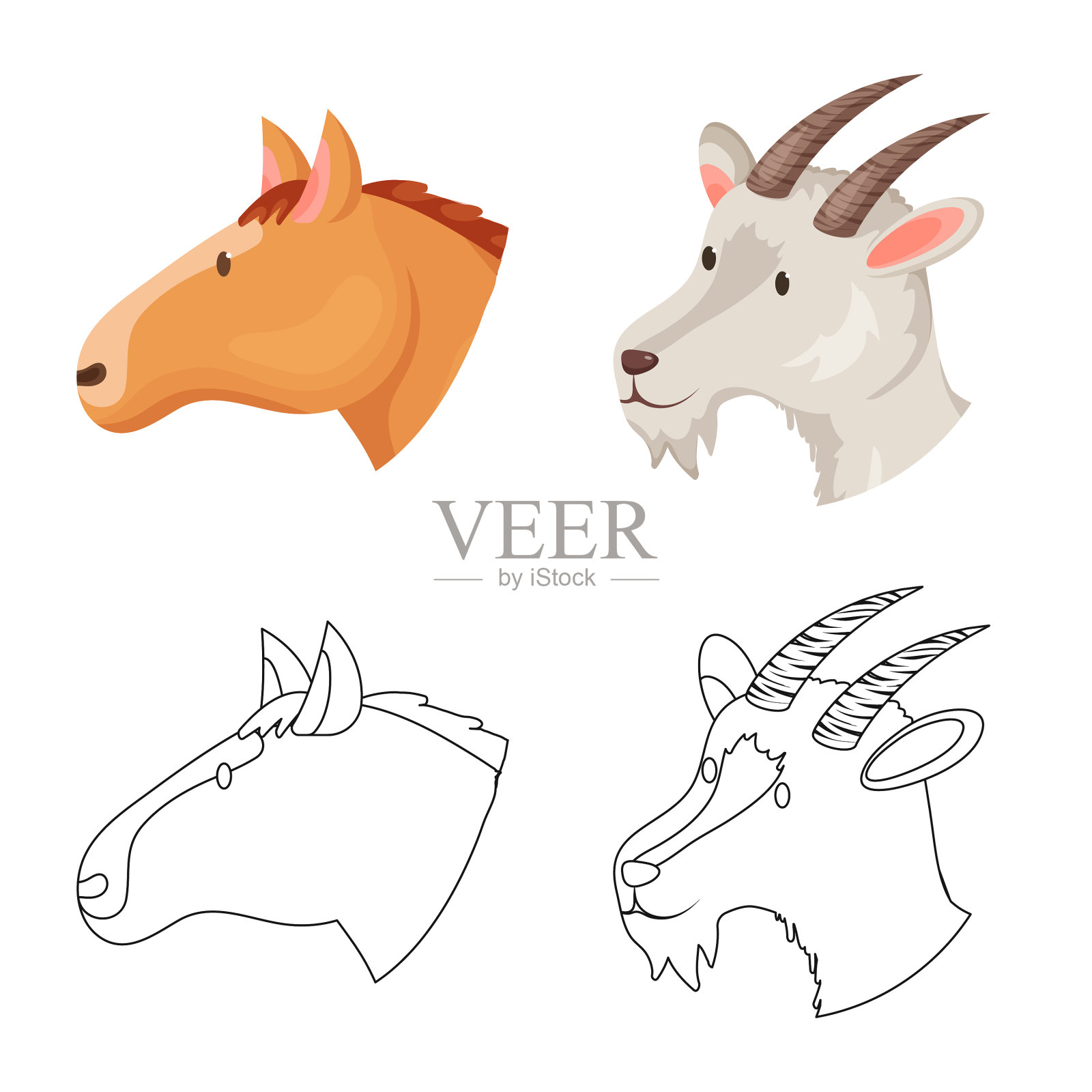 孤立对象农业和育种标志插画图片素材