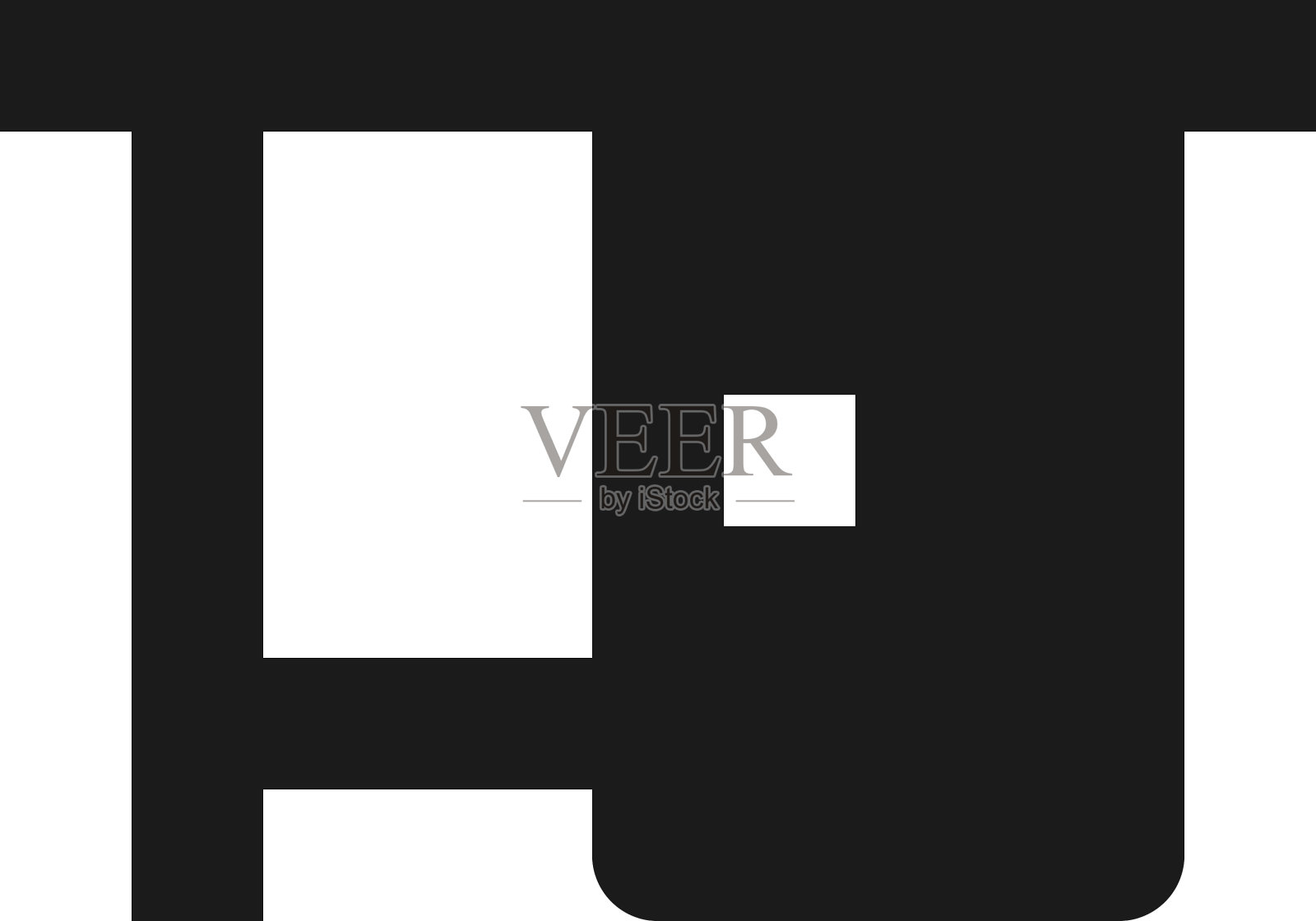 表格图标设计的工作空间符号简单插画图片素材